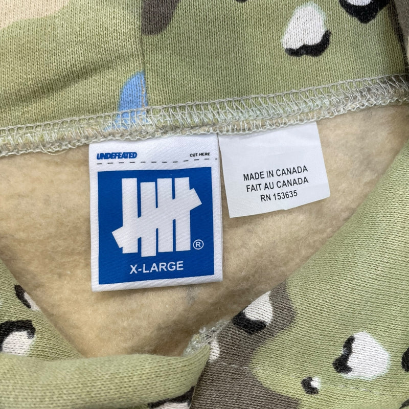 UNDEFEATED/Hoodie/XL/Camouflage/Cotton/MLT/BLUE CAMO