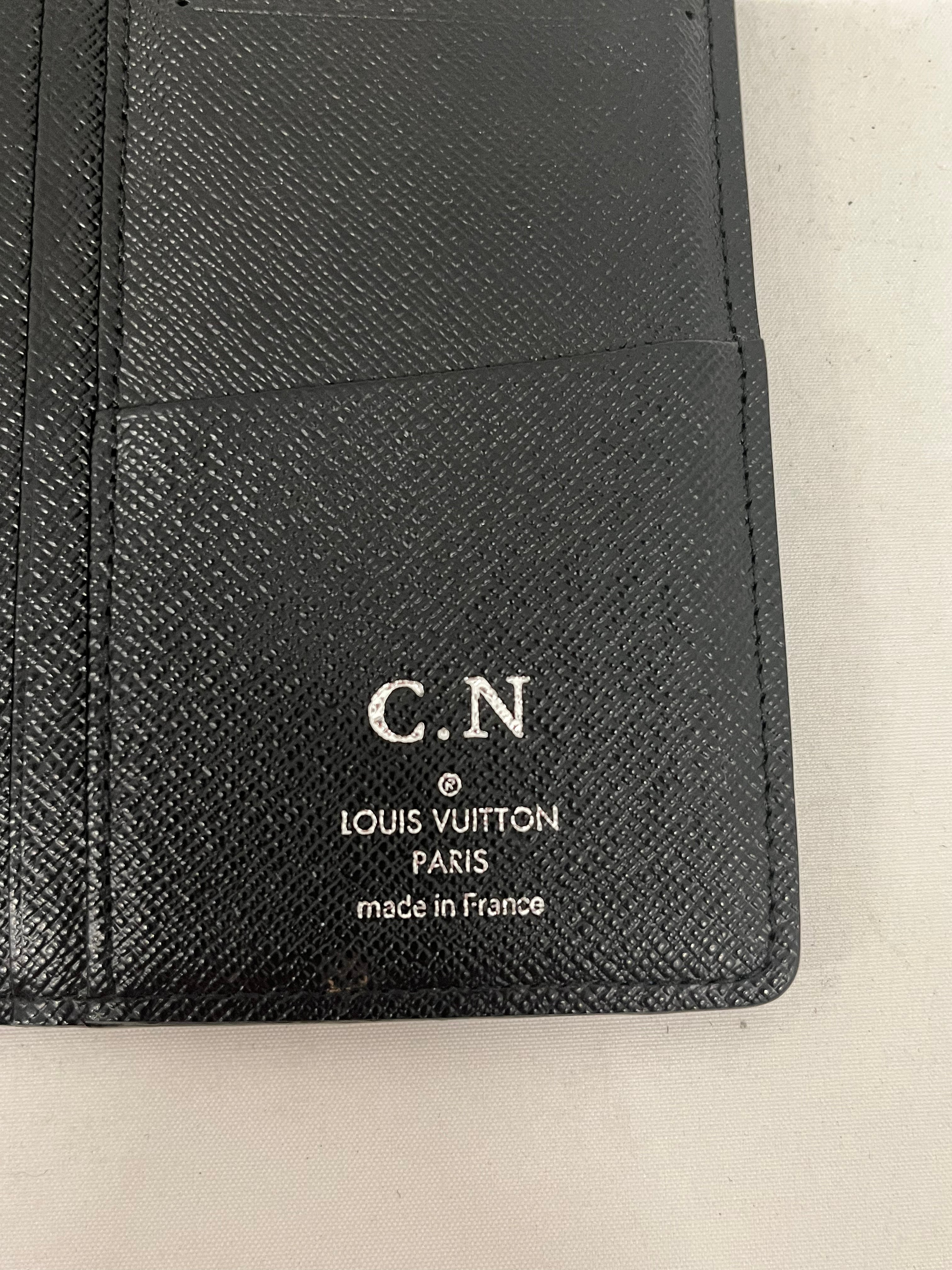 LOUIS VUITTON/Long Wallet/Leather/BLK/PAMIER BRAZZA WALLET view 3