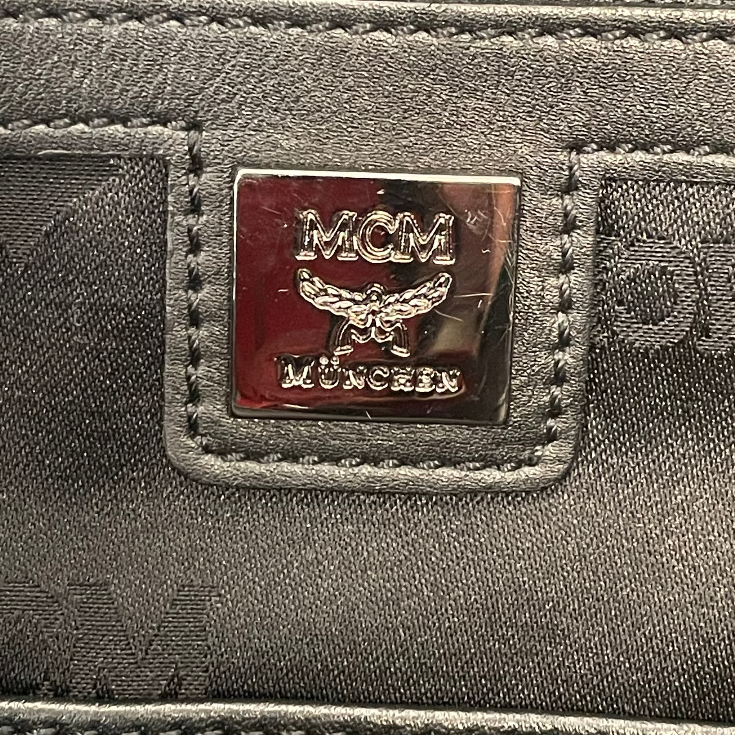 MCM/Briefcase/Leather/BLK/ view 5