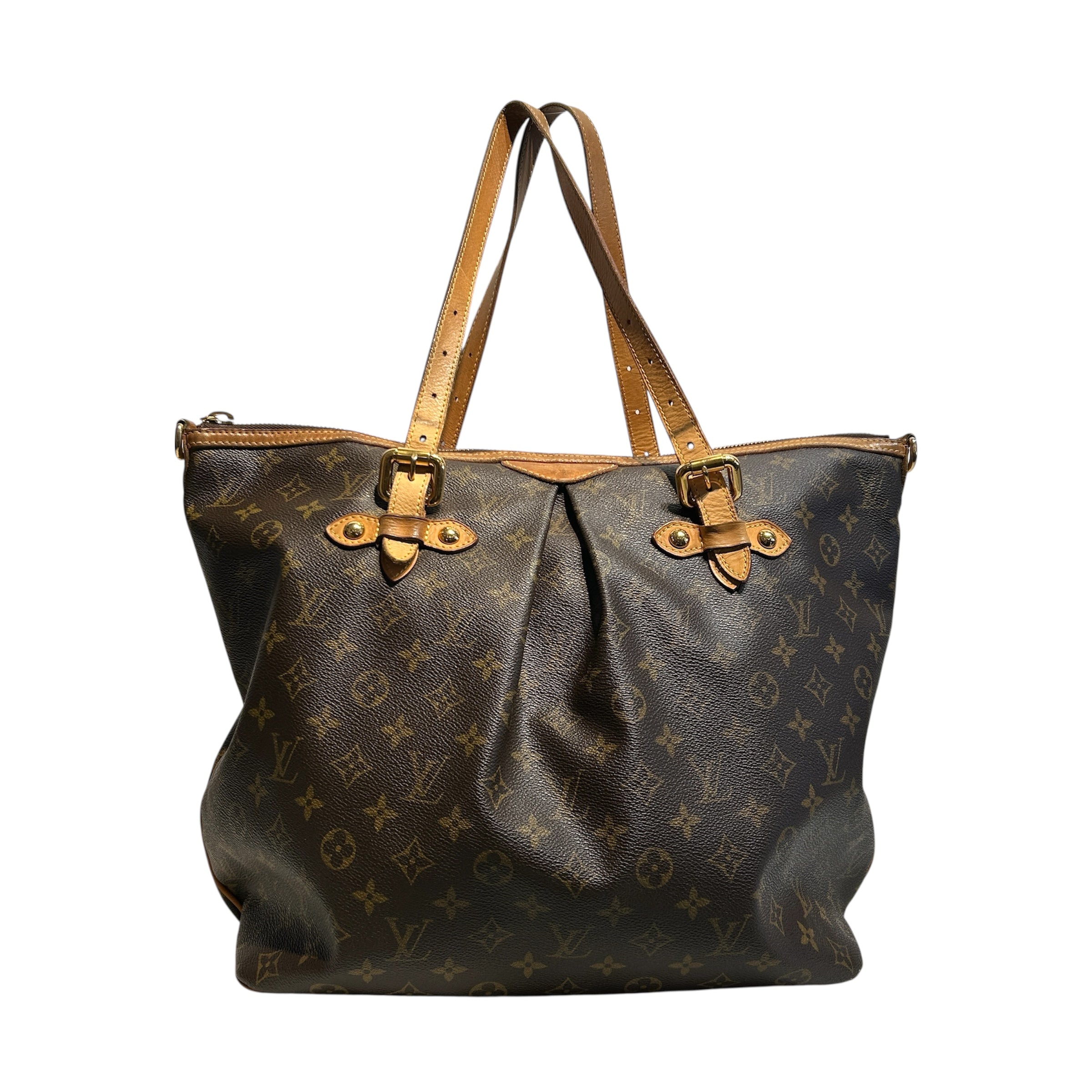 LOUIS VUITTON/Tote Bag/Monogram/Leather/BRW/Monogram Palermo GM view 1