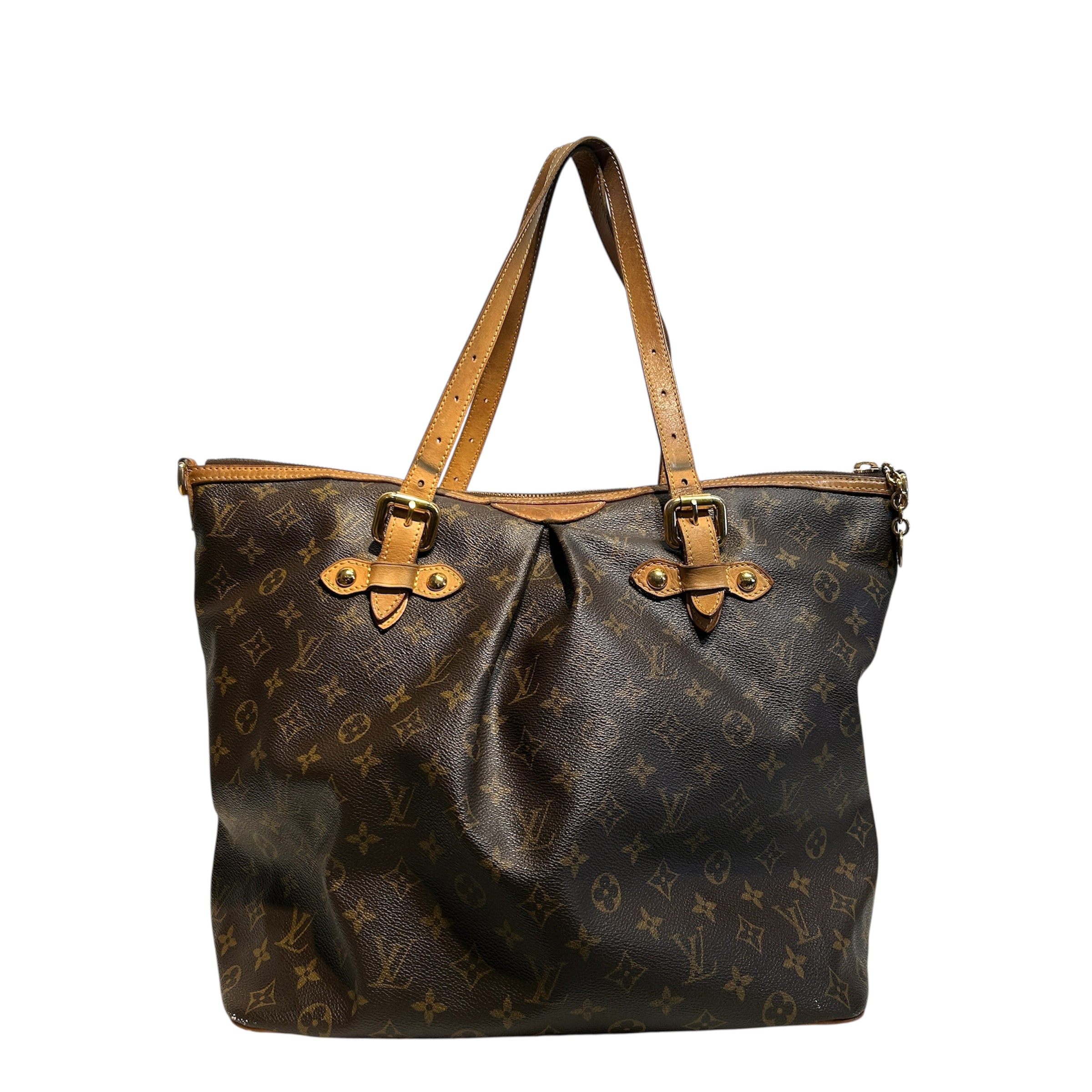 LOUIS VUITTON/Tote Bag/Monogram/Leather/BRW/Monogram Palermo GM view 2