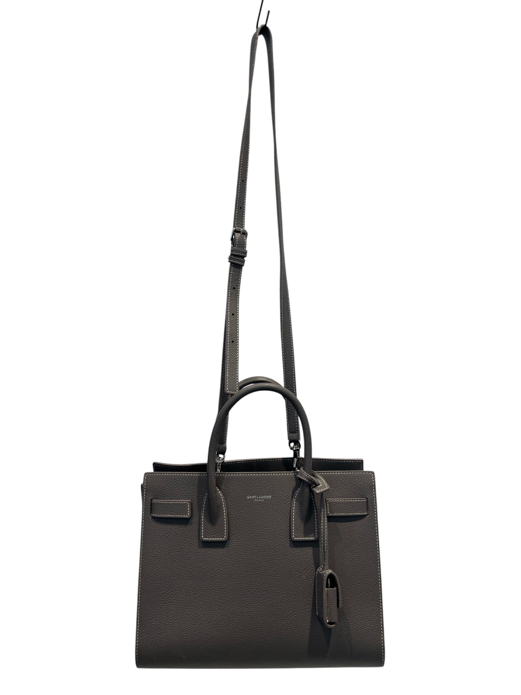 SAINT LAURENT/Hand Bag/Leather/GRY/SACDEJOUR view 7