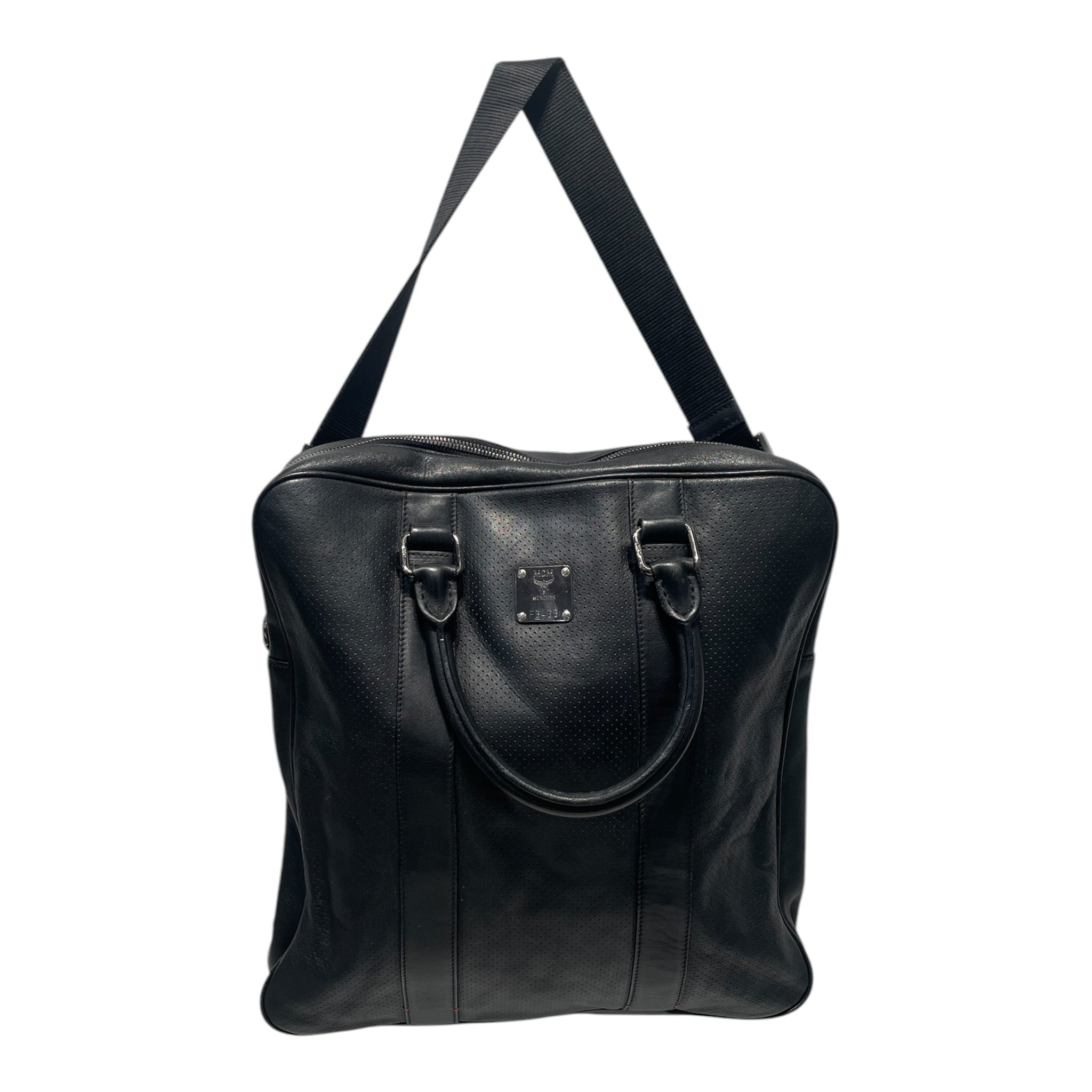 MCM/Briefcase/Leather/BLK/ view 1