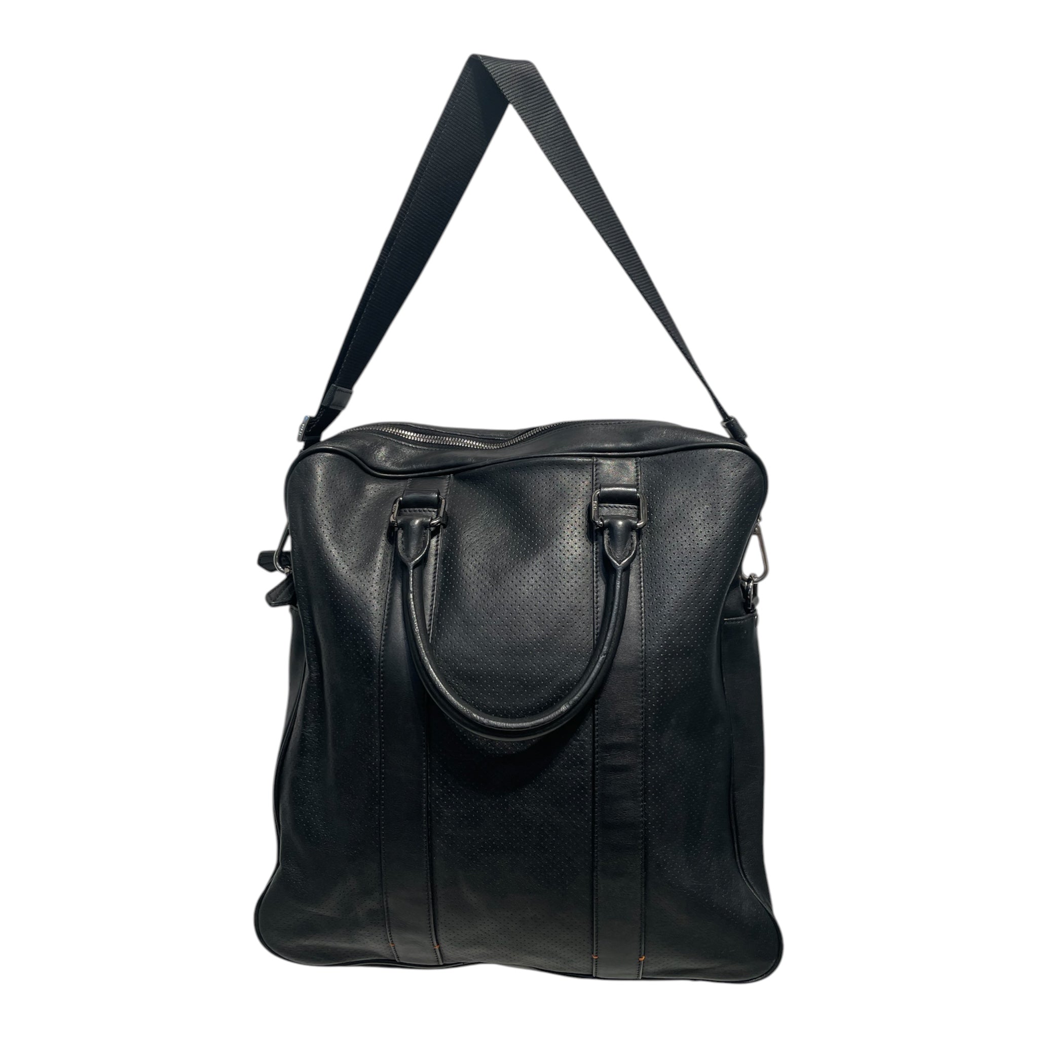 MCM/Briefcase/Leather/BLK/ view 2