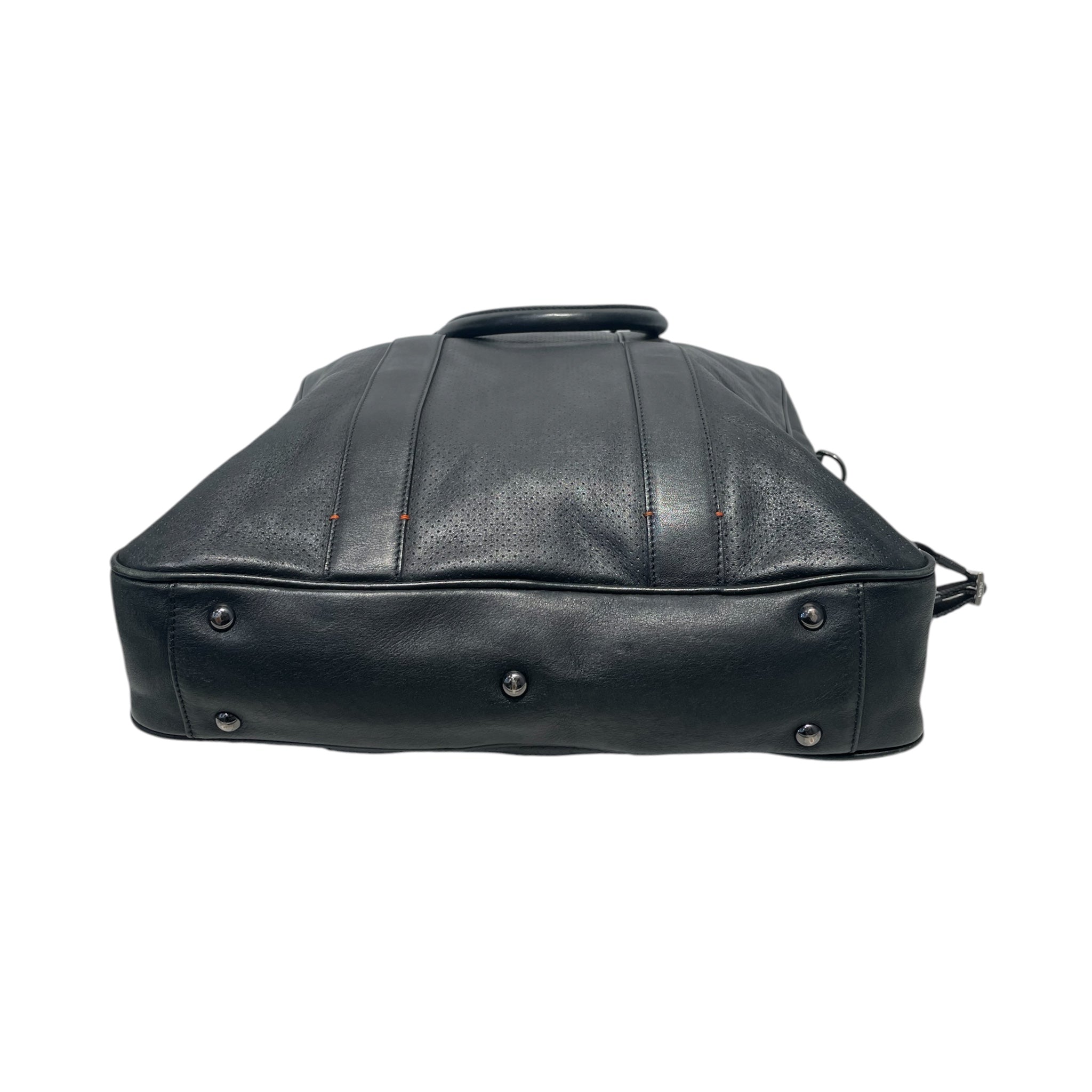 MCM/Briefcase/Leather/BLK/ view 3