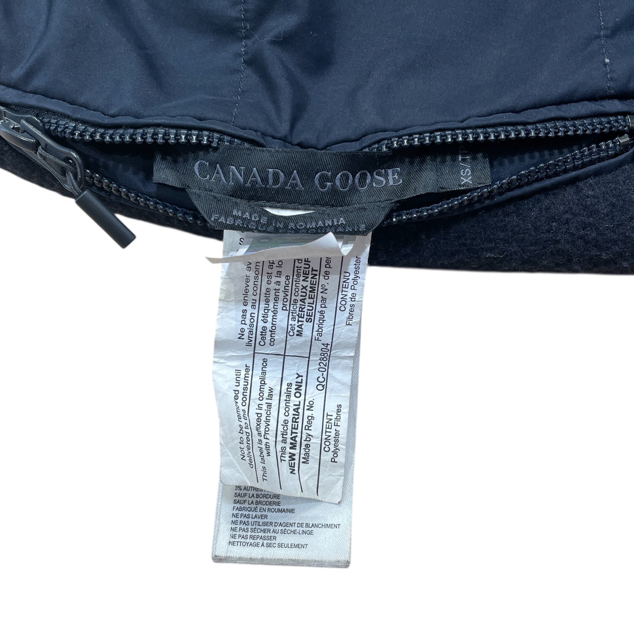 CANADA GOOSE/Fleece Jkt/XS/Polyester/NVY/6999M Grafton Reversible view 3