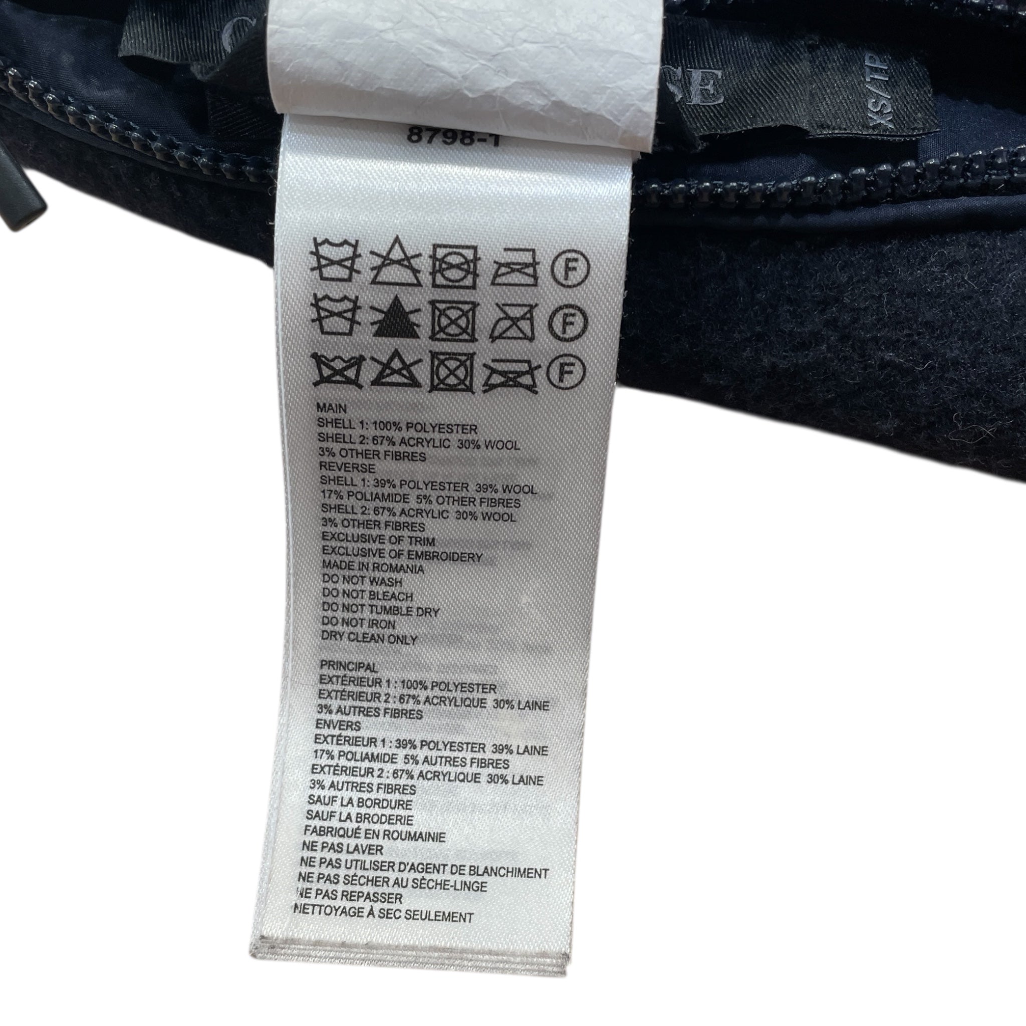 CANADA GOOSE/Fleece Jkt/XS/Polyester/NVY/6999M Grafton Reversible view 4