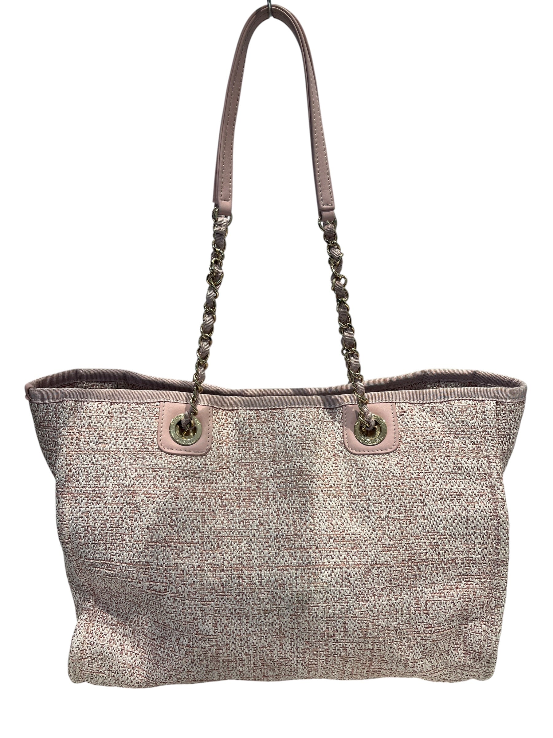 CHANEL/Tote Bag/Cotton/PNK/31 DEAUVILLE PINK CAMBON TOTE view 2