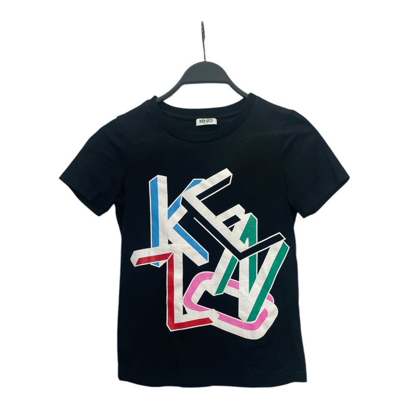 KENZO/T-Shirt/S/Cotton/BLK/MULTI COLORED T-SHIRT