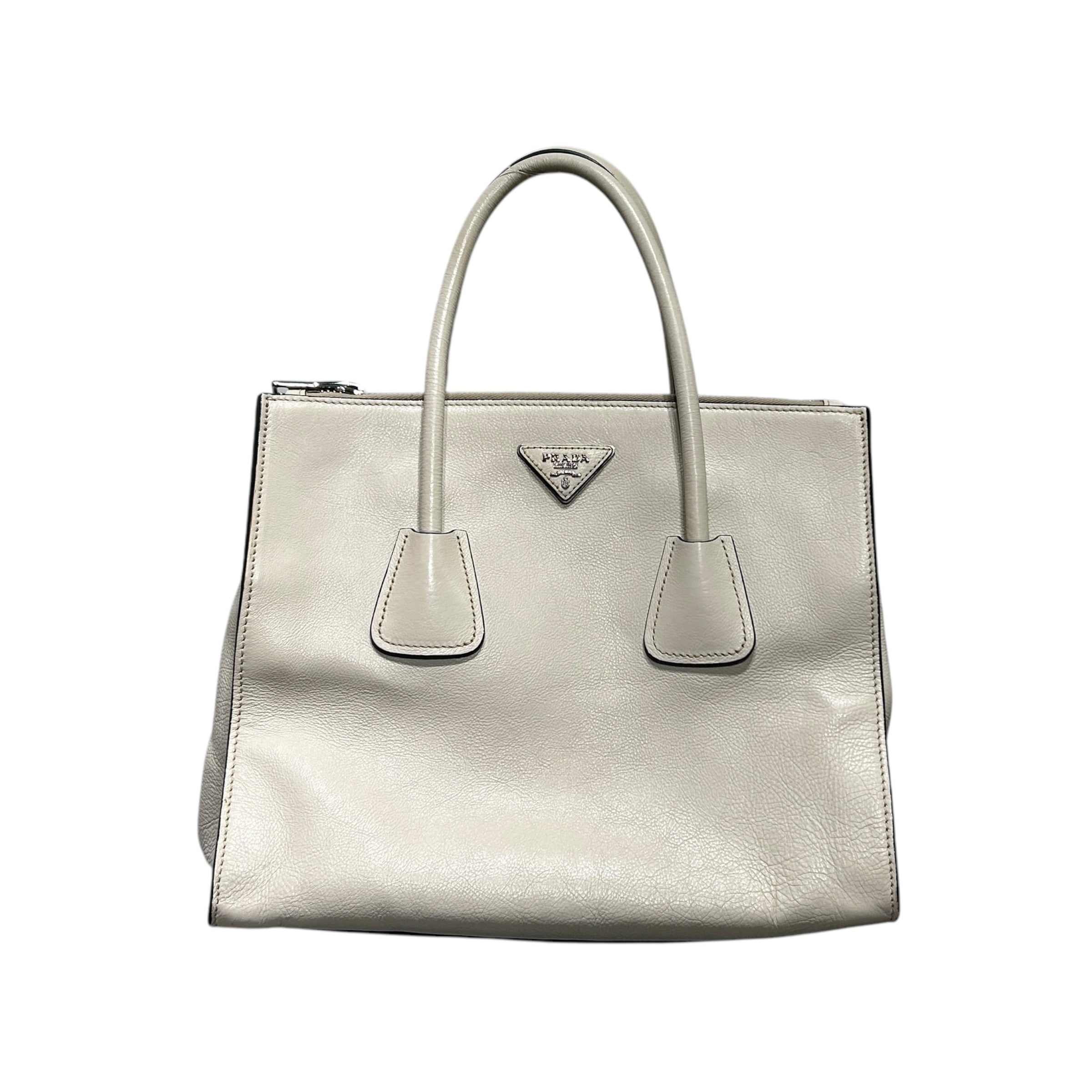 PRADA/Bag/Leather/WHT/VITELLO DAINO BAG view 1