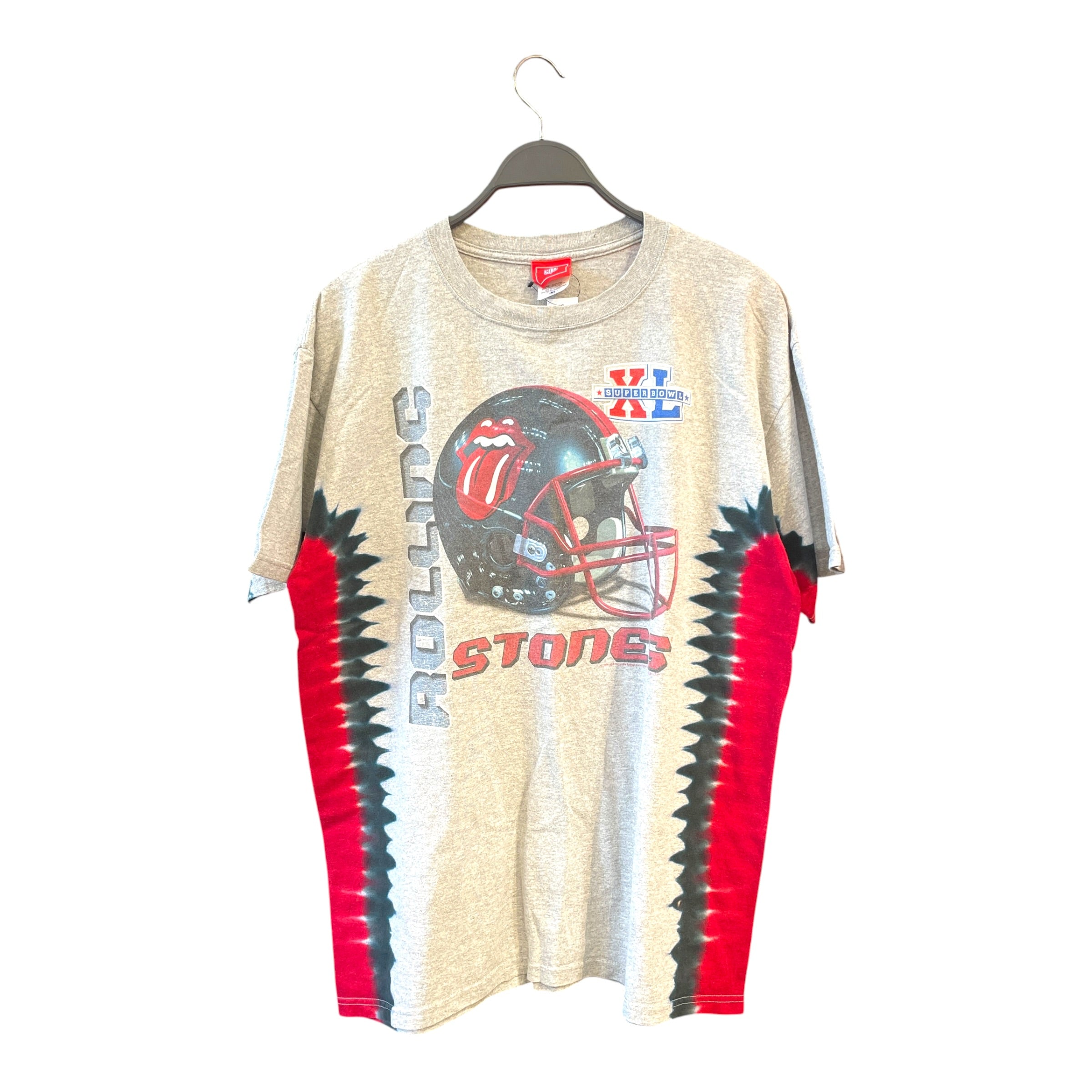 NFL/T-Shirt/XL/Cotton/GRY/Graphic/Rolling Stones Super Bowl XL view 1