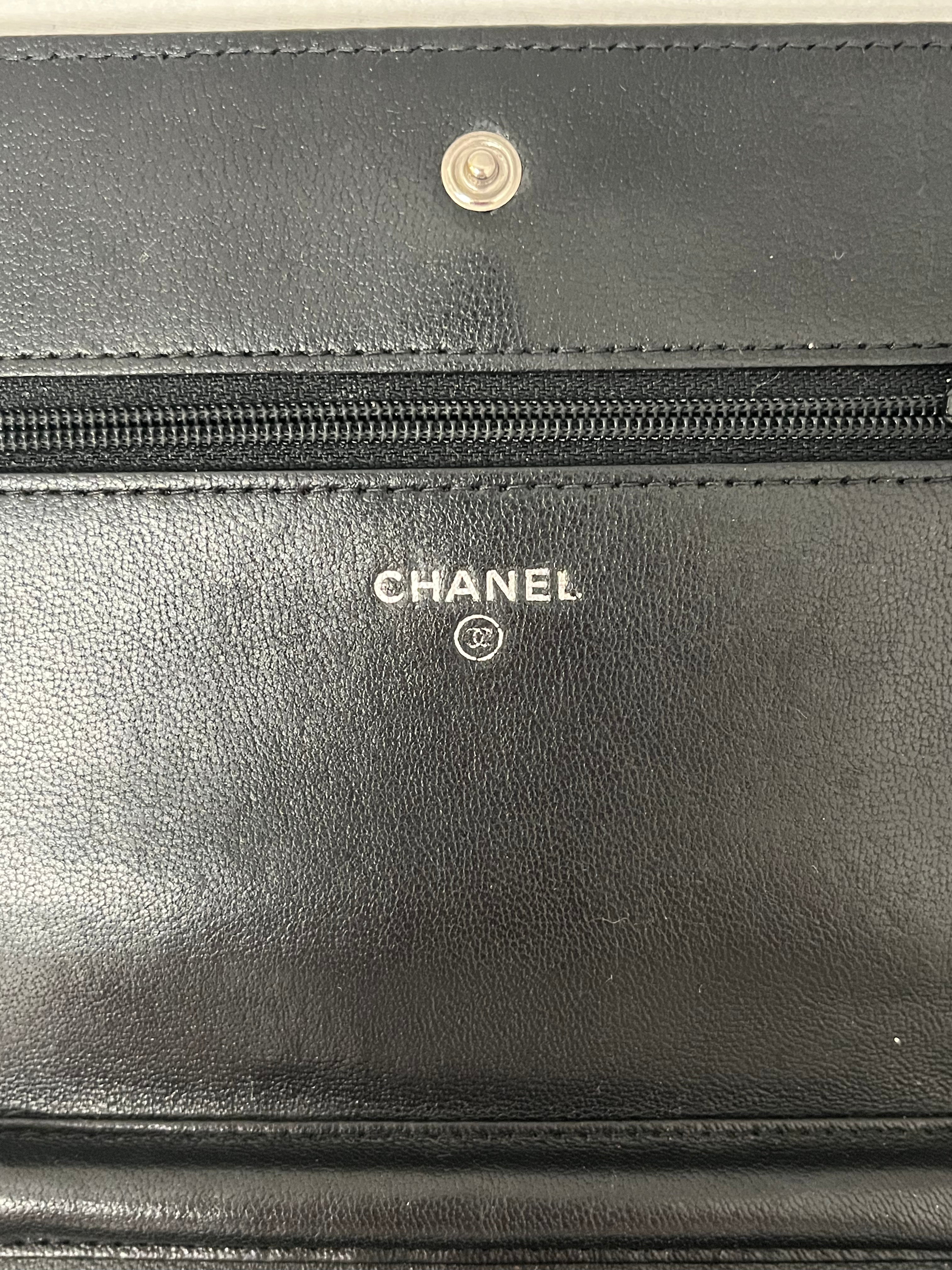 CHANEL/Bag/Leather/BLK/MADEMOISELLE WALLET 23924993 view 3