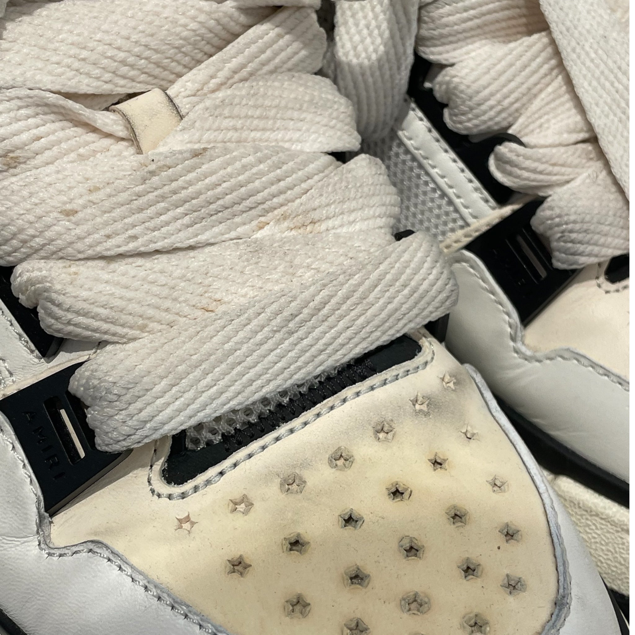 AMIRI/Low-Sneakers/US 8/WHT/U-Tip/stars on the toe view 5