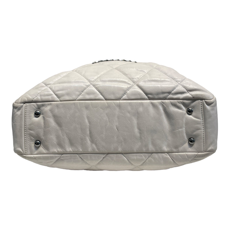 CHANEL/Tote Bag/Leather/WHT/portobello tote
