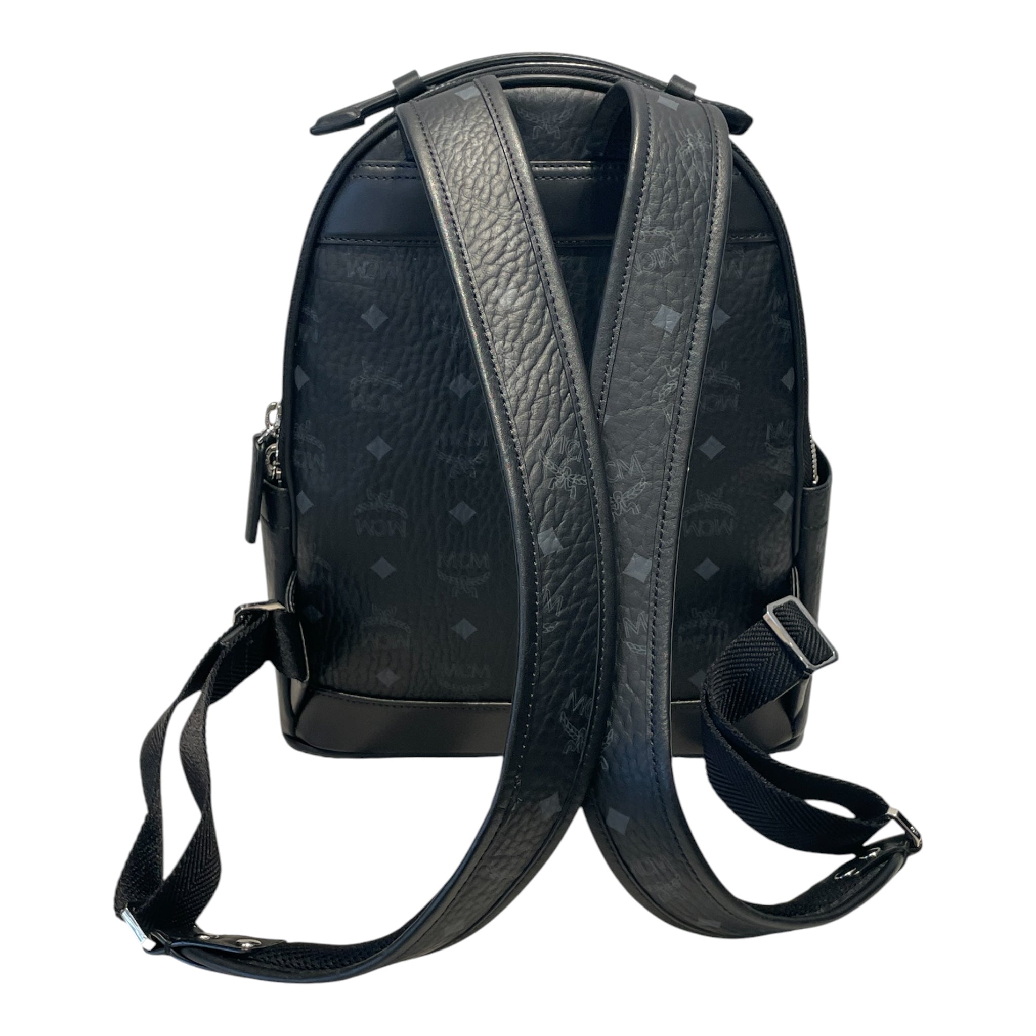 MCM/Backpack/Leather/BLK/VISETOS CANVAS view 2