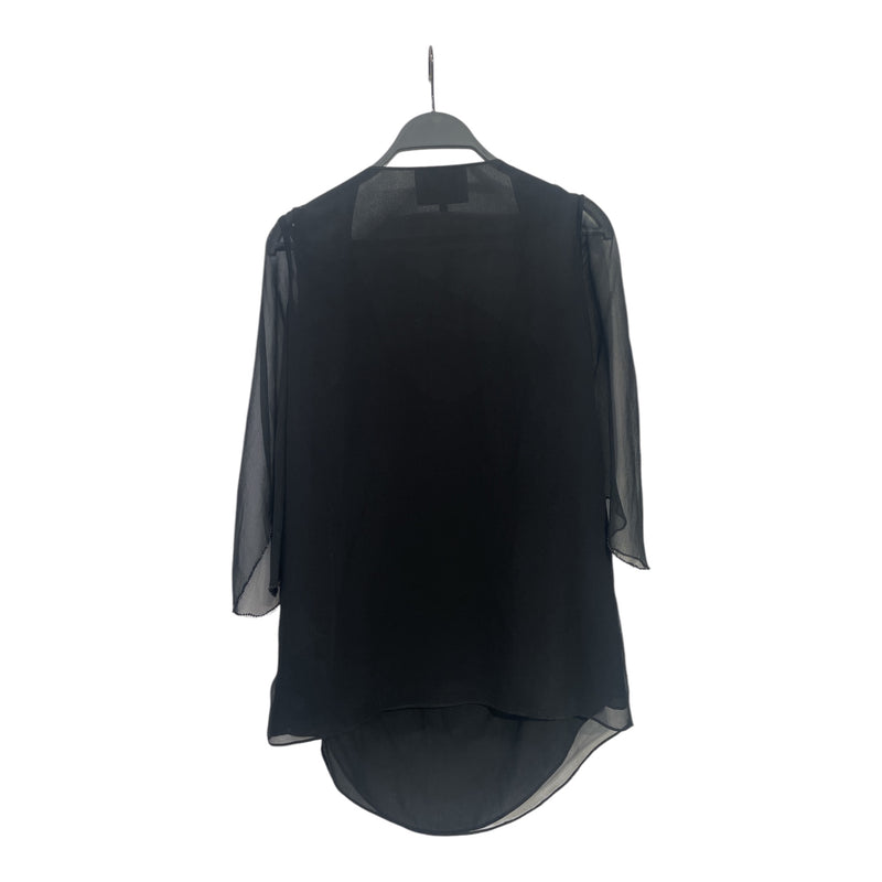 3.1 phillip lim/SL Blouse/2/Cotton/BLK/BEADED SLEEVES