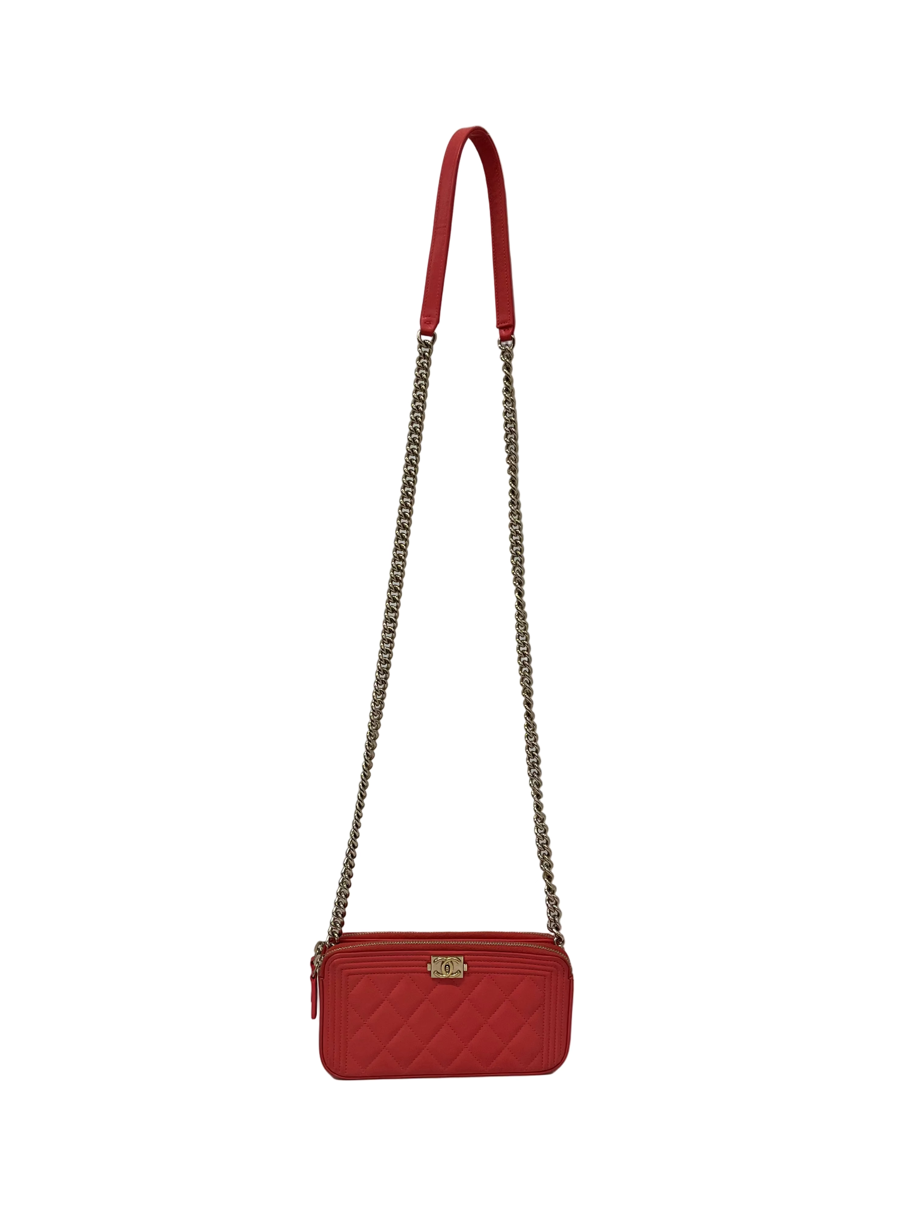 CHANEL/Bag/Leather/PNK/CORAL ZIP AROUND 27226200 view 1