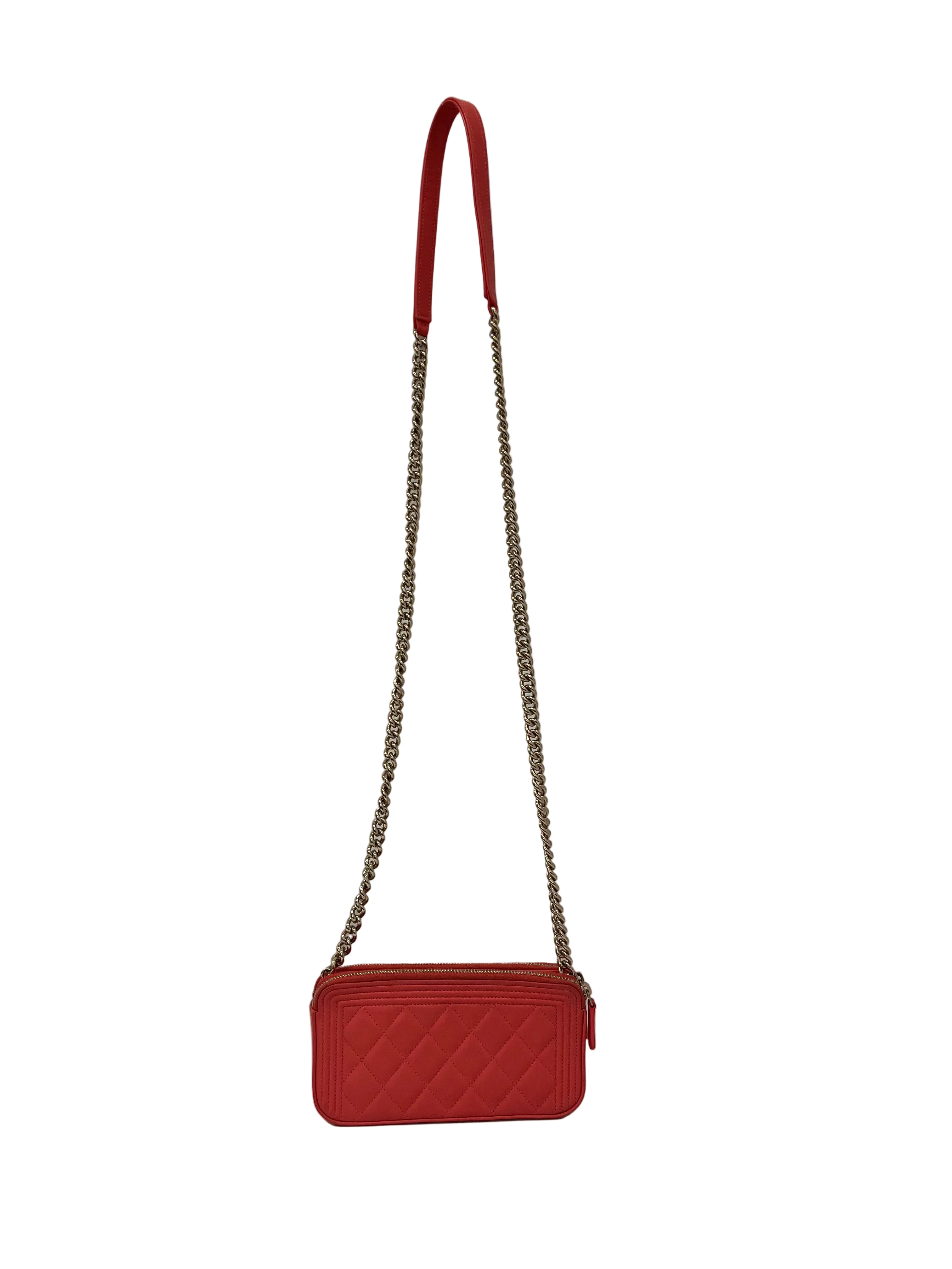 CHANEL/Bag/Leather/PNK/CORAL ZIP AROUND 27226200 view 2