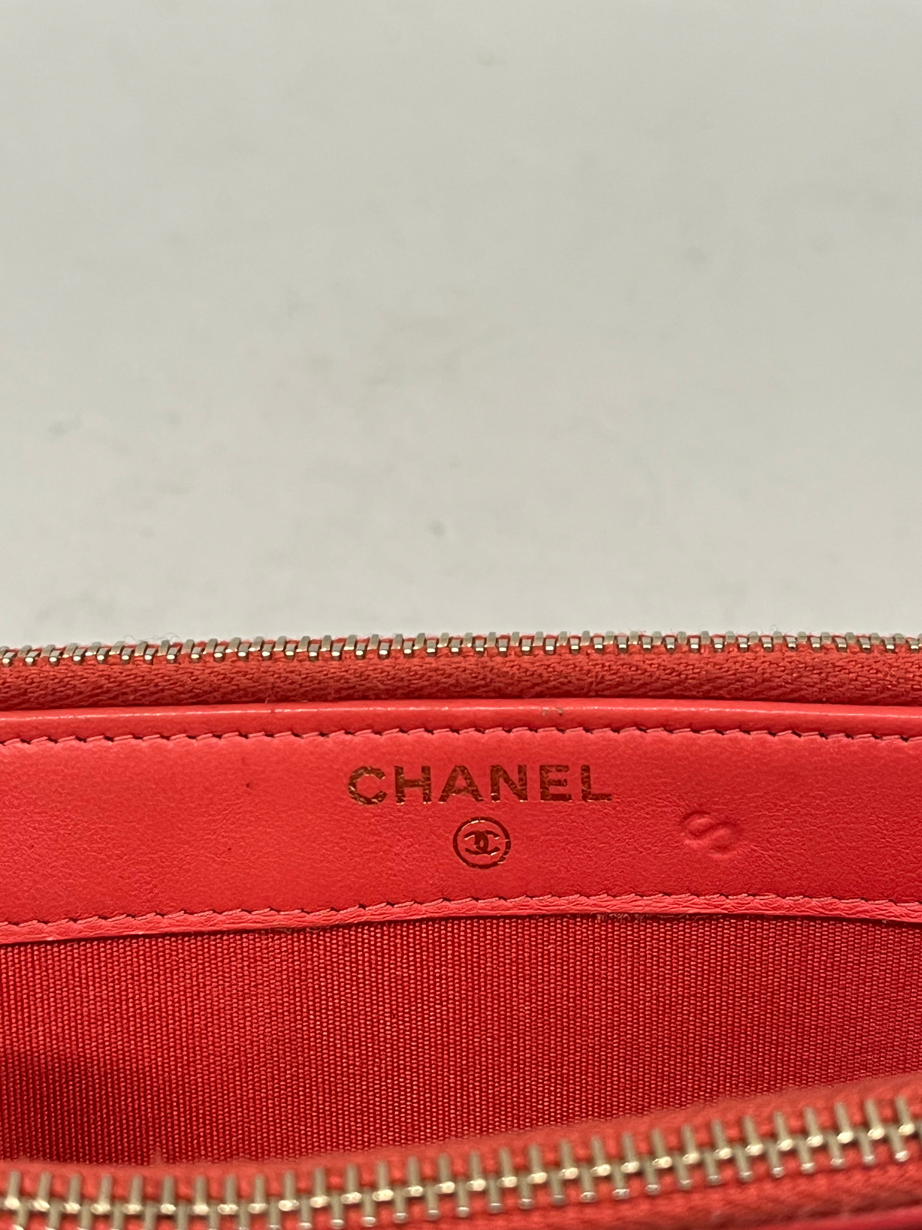CHANEL/Bag/Leather/PNK/CORAL ZIP AROUND 27226200 view 3