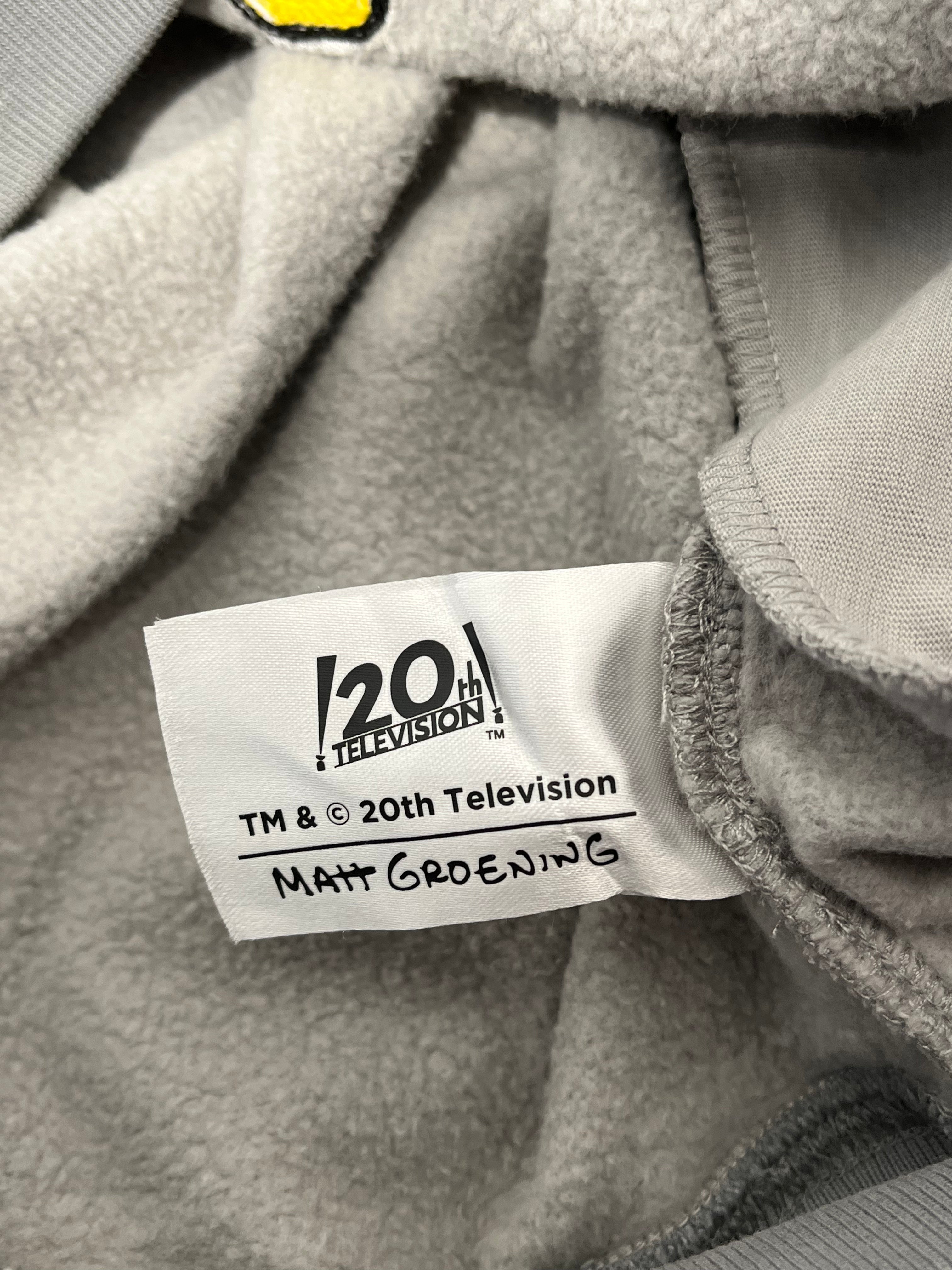 OCTOBERS VERY OWN(OVO)/Hoodie/S/Cotton/GRY/Yellow Owl/Simpsons view 7