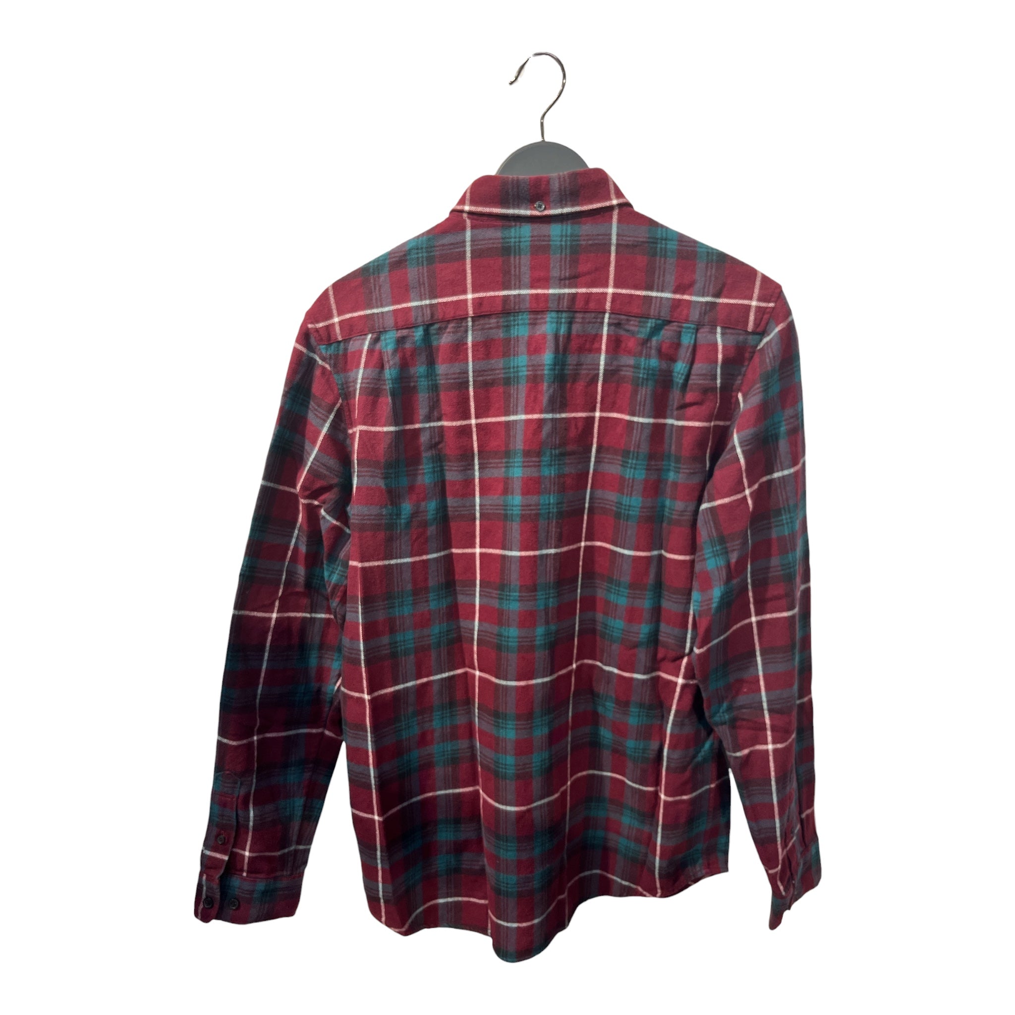 Supreme/LS Shirt/M/Cotton/MLT/Plaid/RED BASE BLUE WHITE LINES view 2