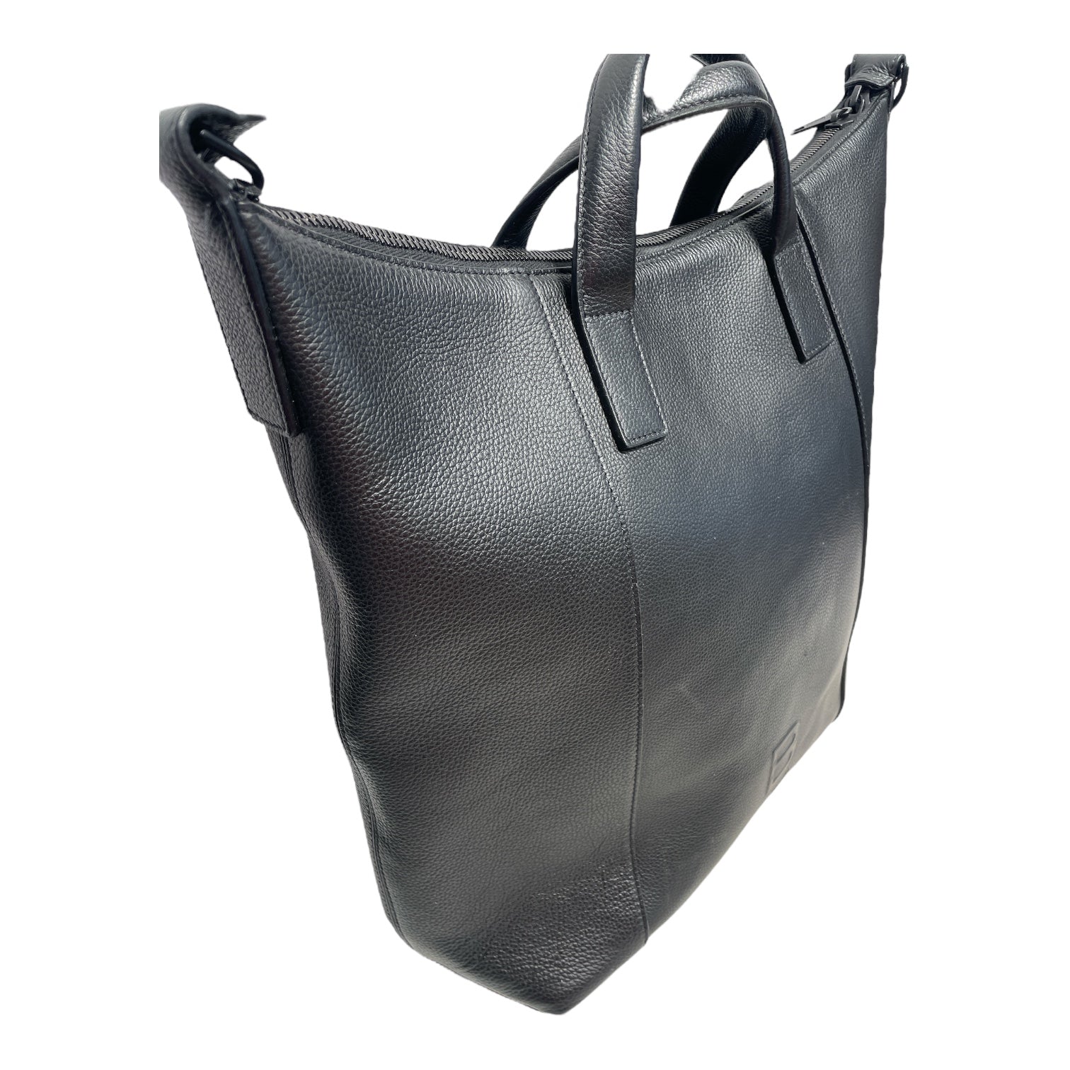 BALENCIAGA/Tote Bag/Leather/BLK/Hourglass Zip Tote view 6