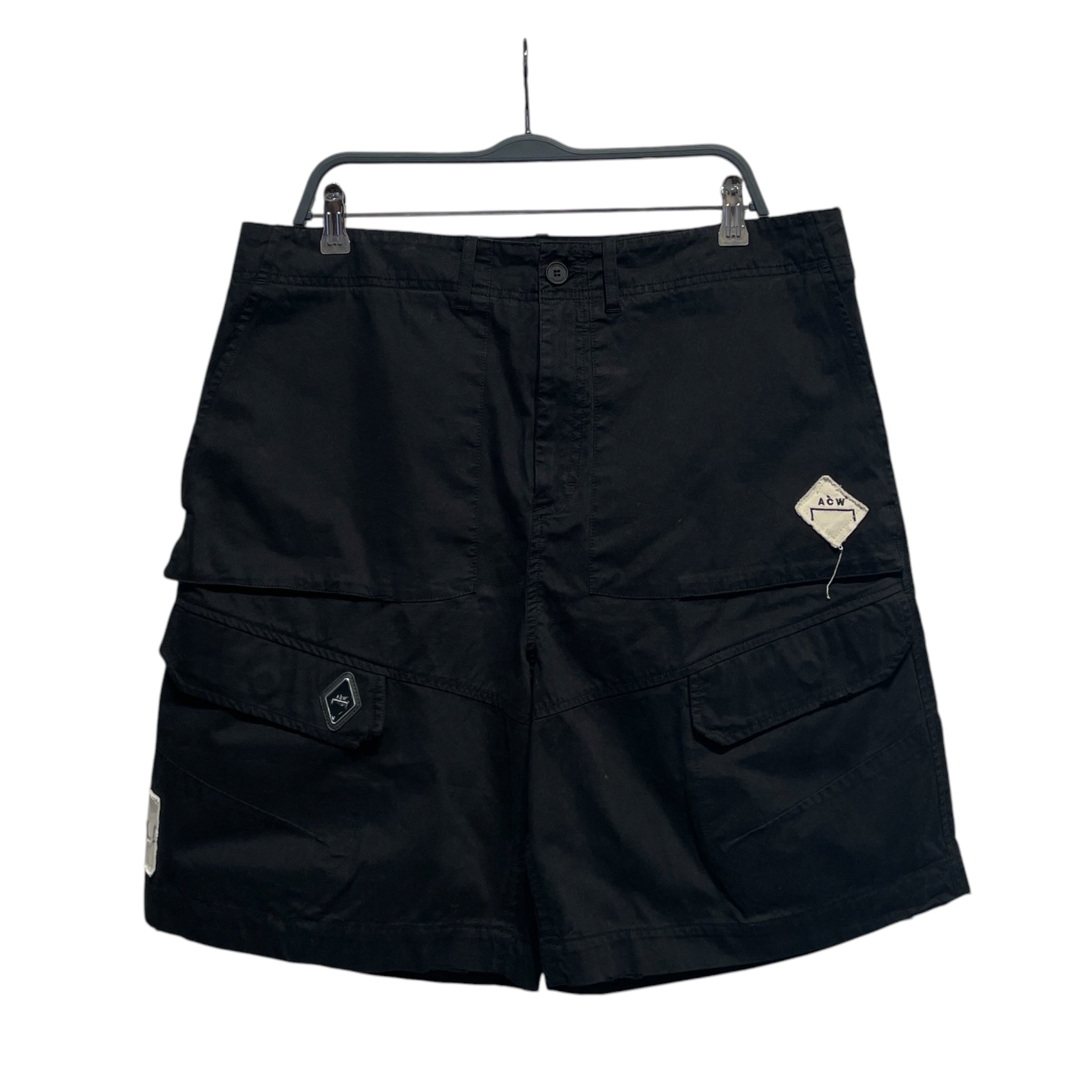 A-COLD-WALL/Shorts/52/Cotton/BLK/CARGO SHORTS view 1