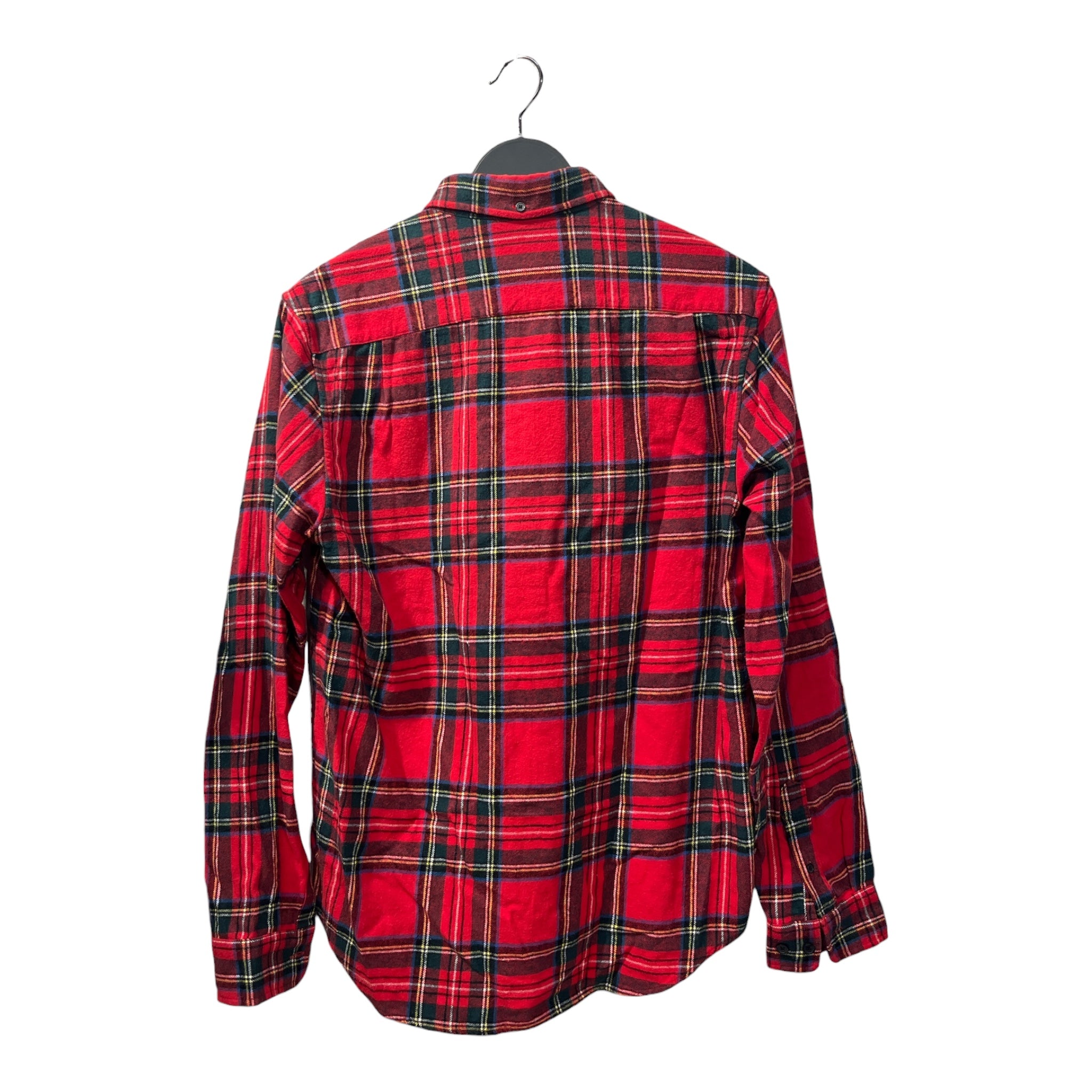 Supreme/LS Shirt/M/Cotton/MLT/Plaid/RED BASE GREEN WHITE YELLOW view 2