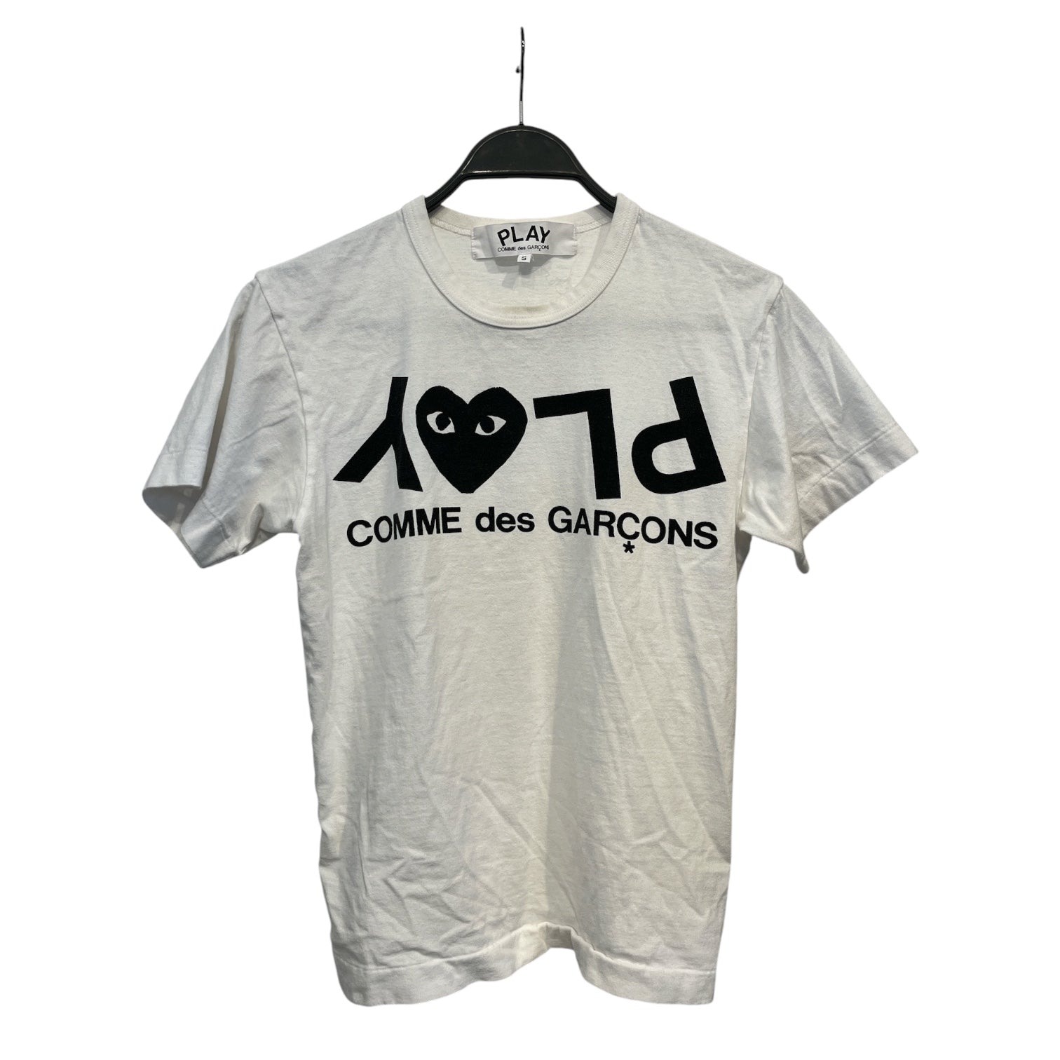COMME des GARCONS/T-Shirt/S/Cotton/WHT/play view 1