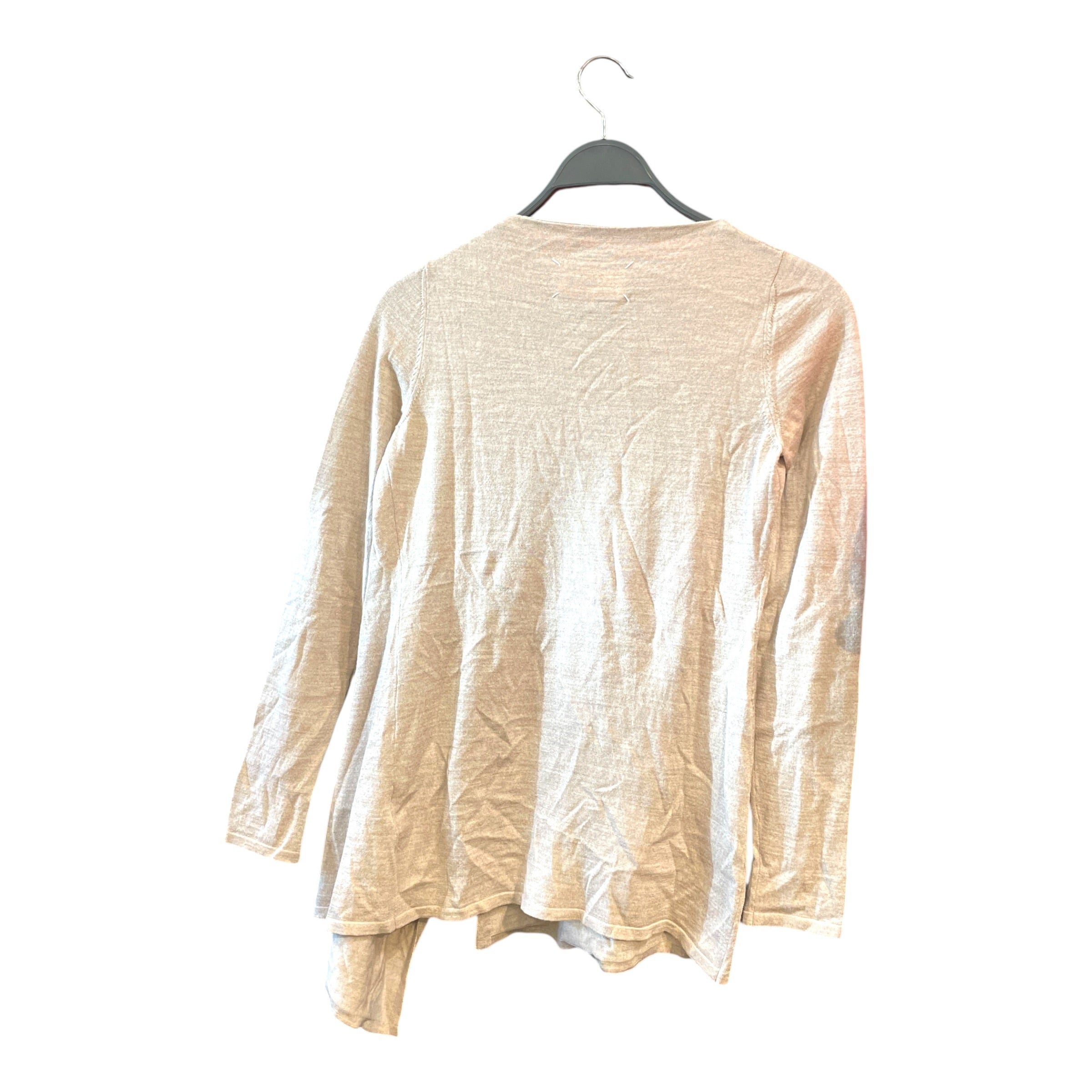 Maison Margiela/LS Cut & Sew/S/Cotton/BEG/Asymetrical Top view 2