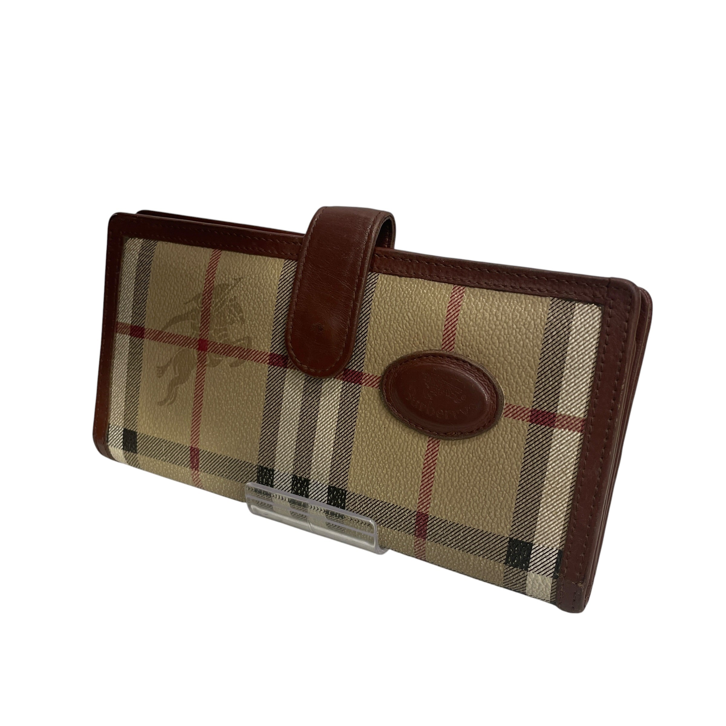 BURBERRYS/Wallet/Plaid/Leather/BEG/L's/VINTAGE NOVA CHECK view 1
