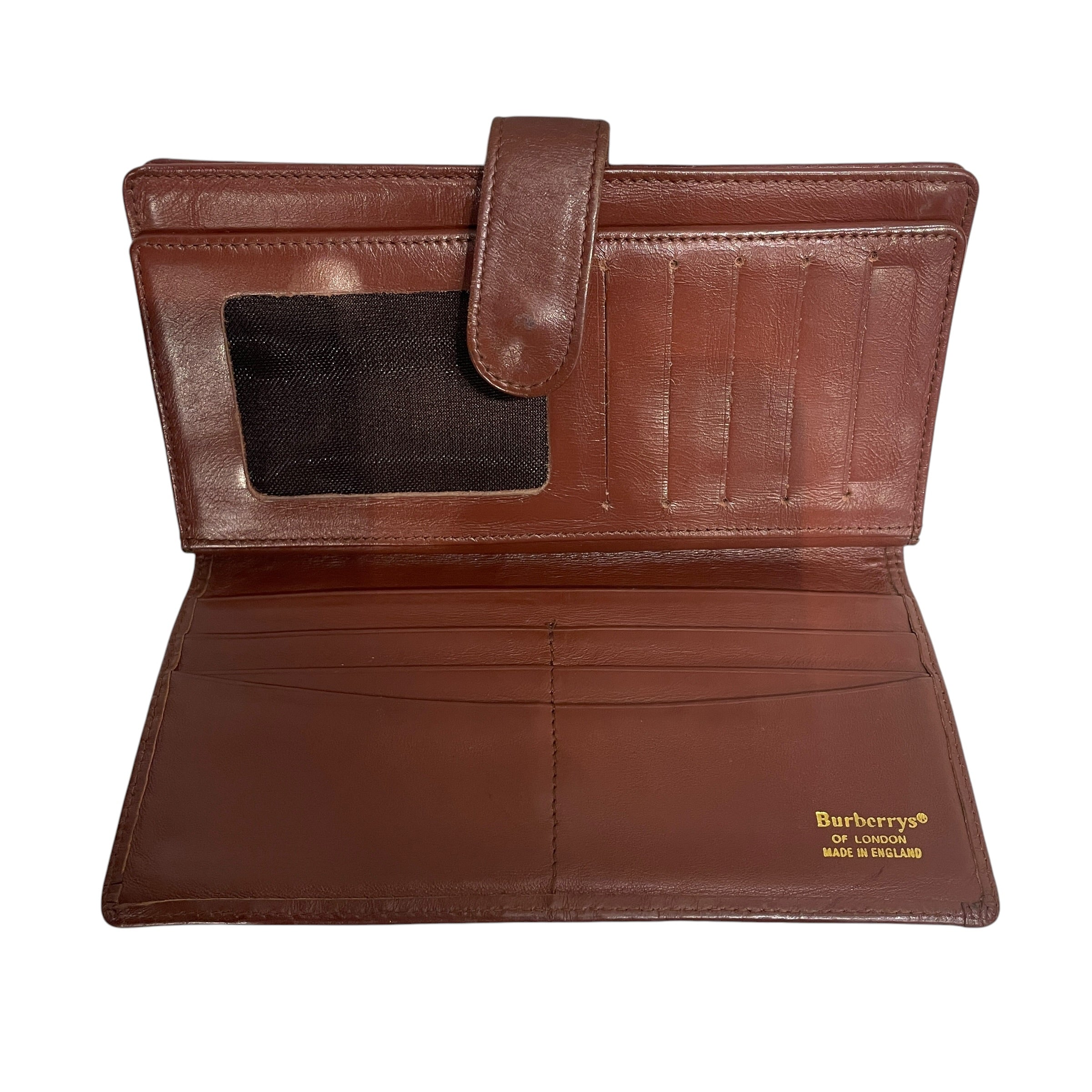 BURBERRYS/Wallet/Plaid/Leather/BEG/L's/VINTAGE NOVA CHECK view 3