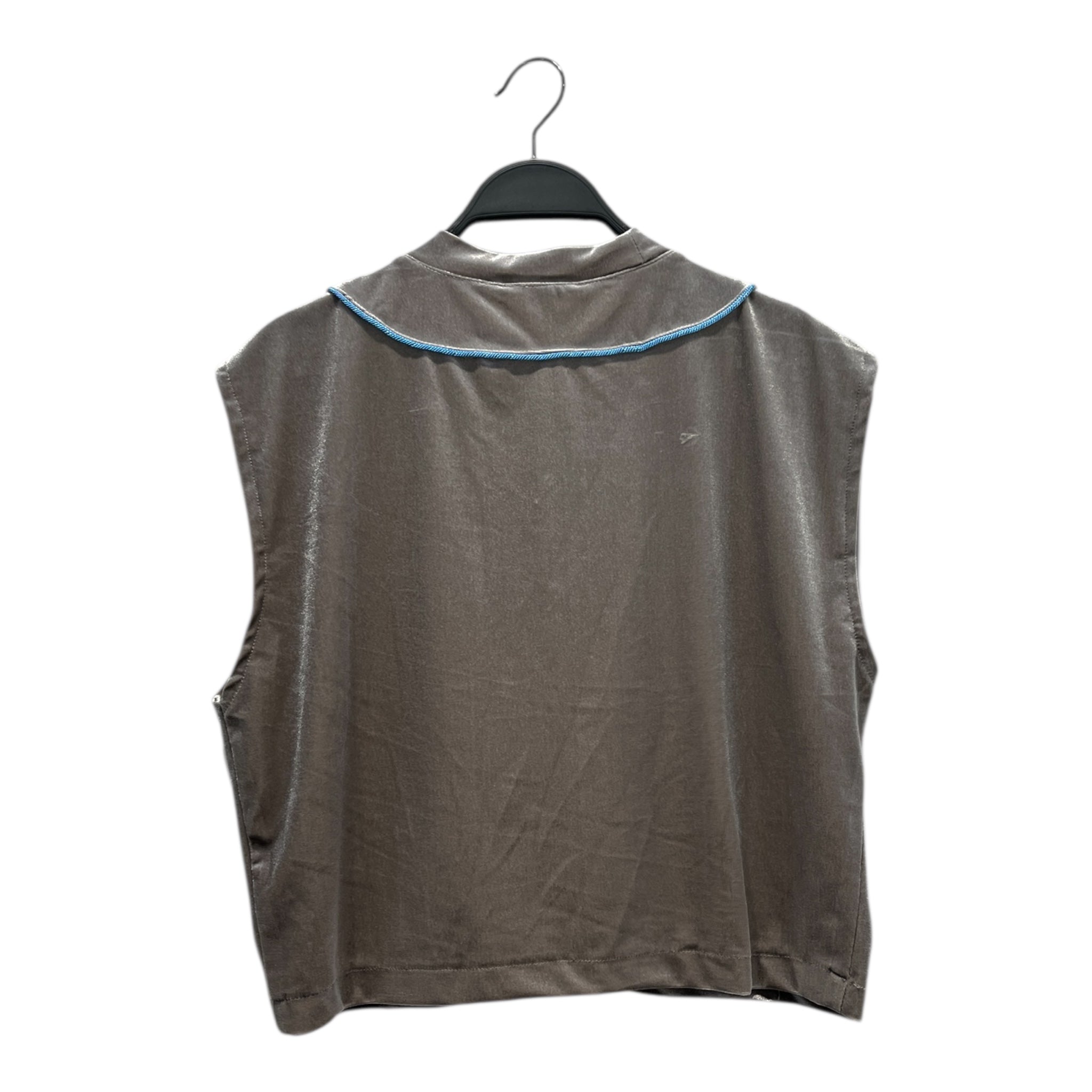 LANDLORD/Blouse/M/GRY/GRAY TANK BLUE PIPING view 2