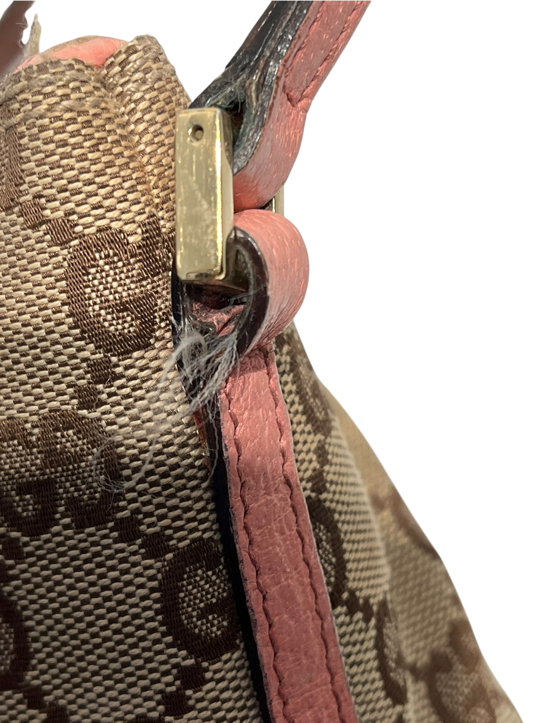 GUCCI/Boston Bag/Cotton/KHK/GG Canvas Boat view 5