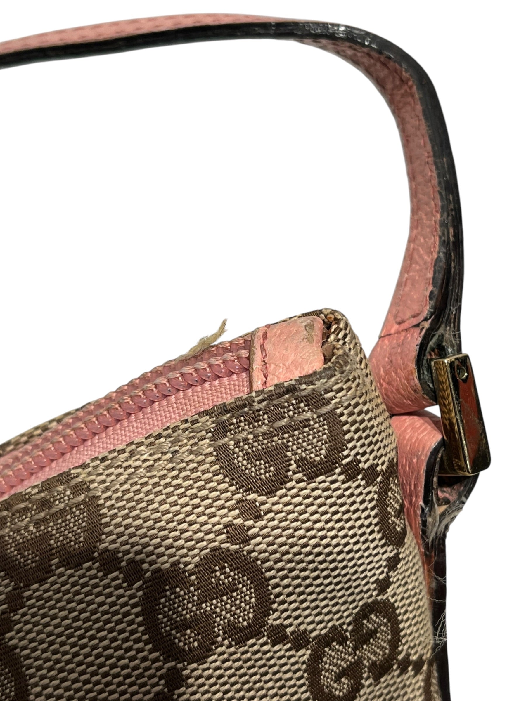 GUCCI/Boston Bag/Cotton/KHK/GG Canvas Boat view 6