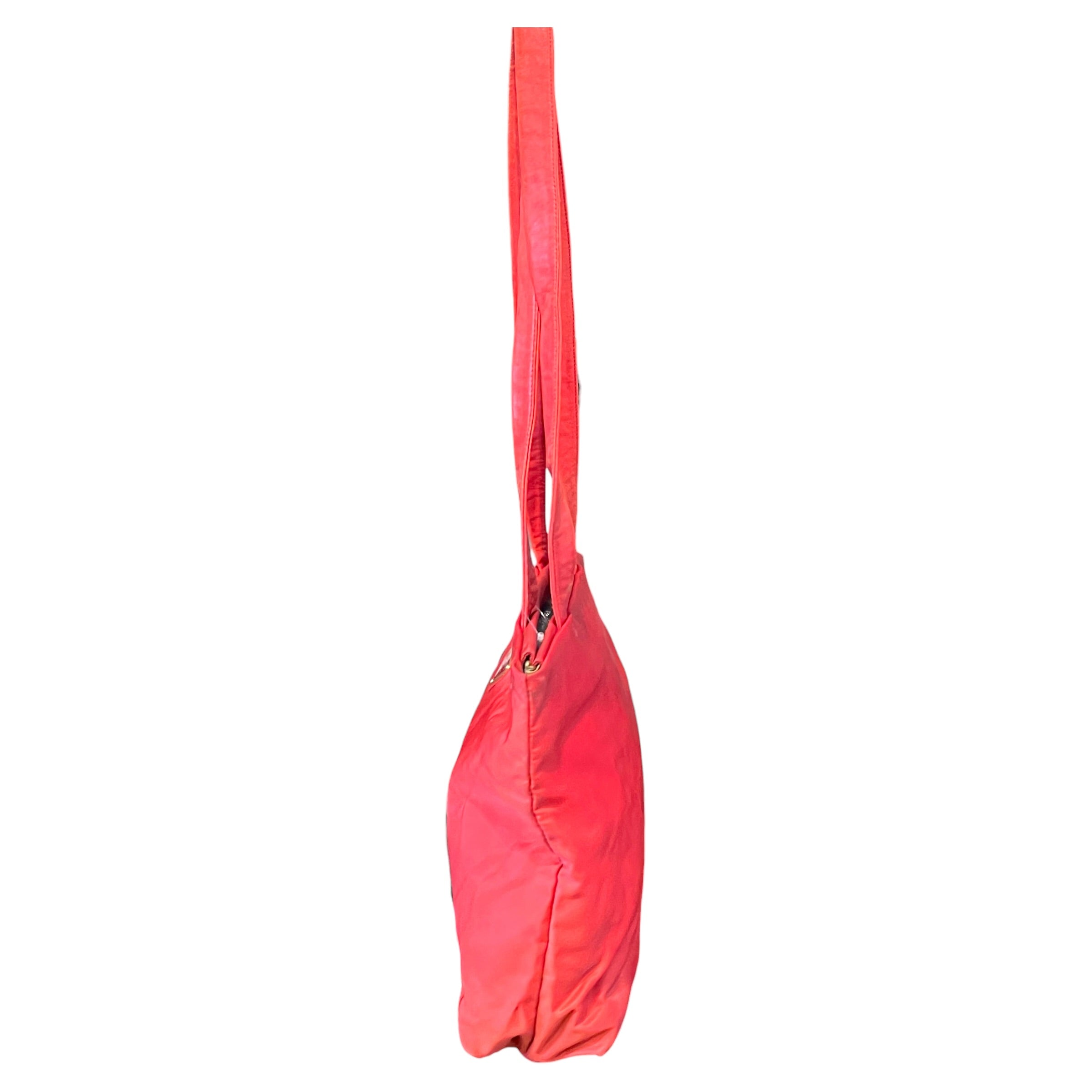 PRADA/Bag/Nylon/RED/Nylon Sholder Bag view 3