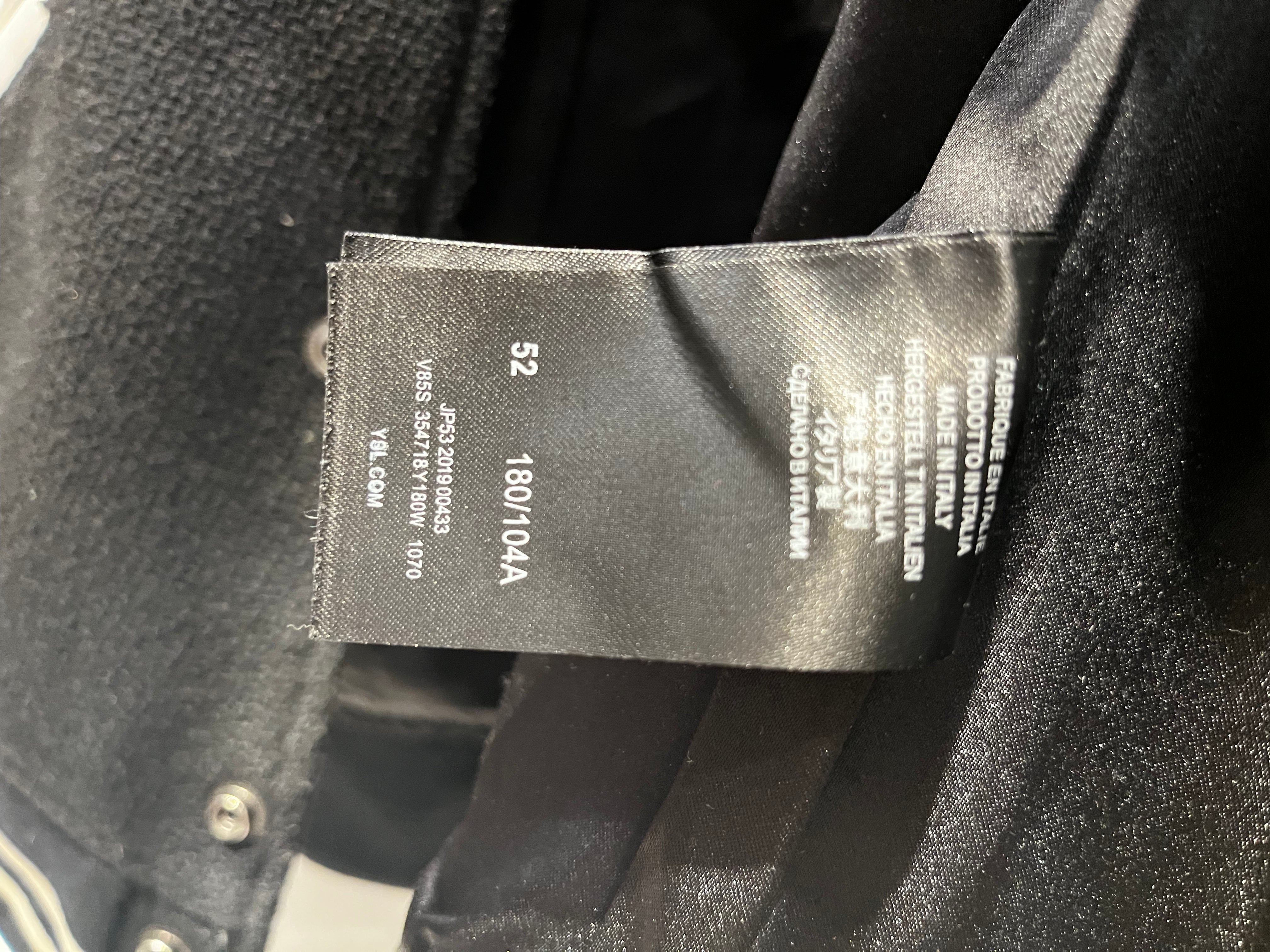 SAINT LAURENT/Jacket/52/Cotton/BLK/ view 5