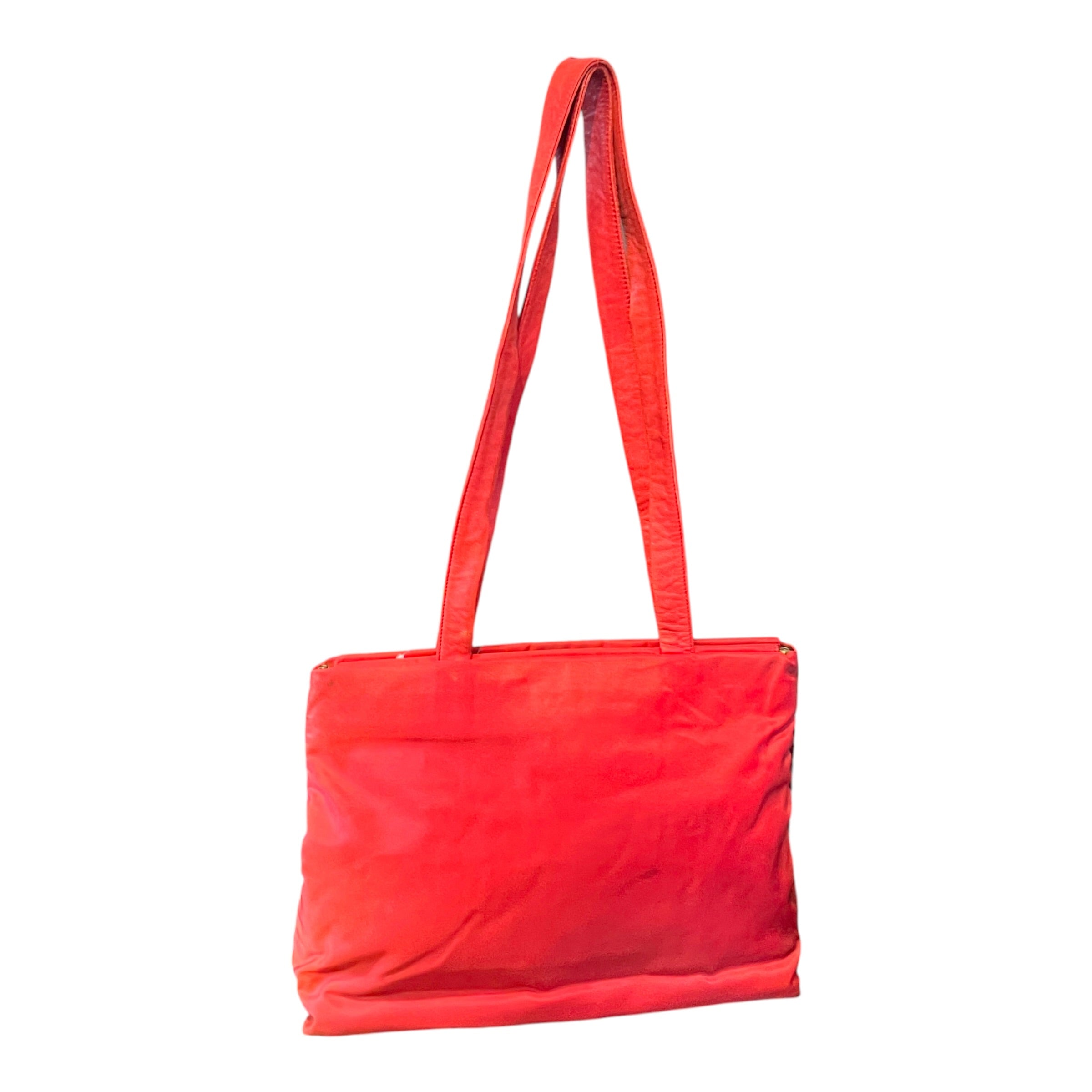 PRADA/Bag/Nylon/RED/Nylon Sholder Bag view 2