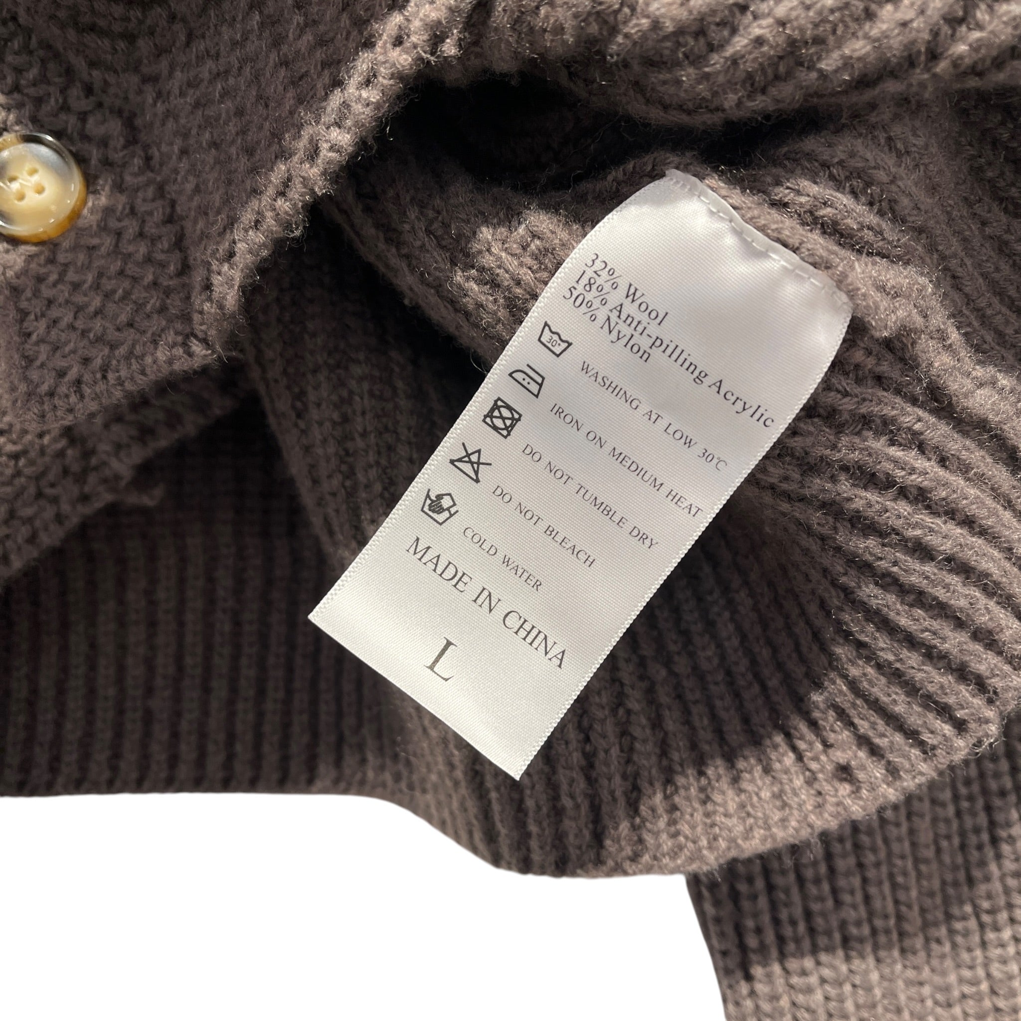 basketcase gallery/Cardigan/L/Wool/BRW/Hench Knit Cardigan Brown view 3