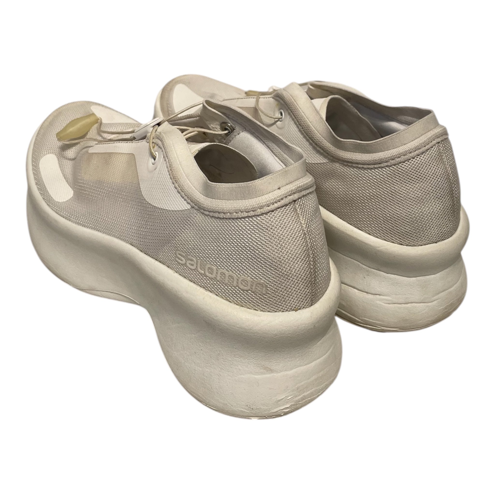 salomon/COMME des GARCONS/Low-Sneakers/US 6.5/Polyester/WHT/PLATFORM SNEAKERS view 2