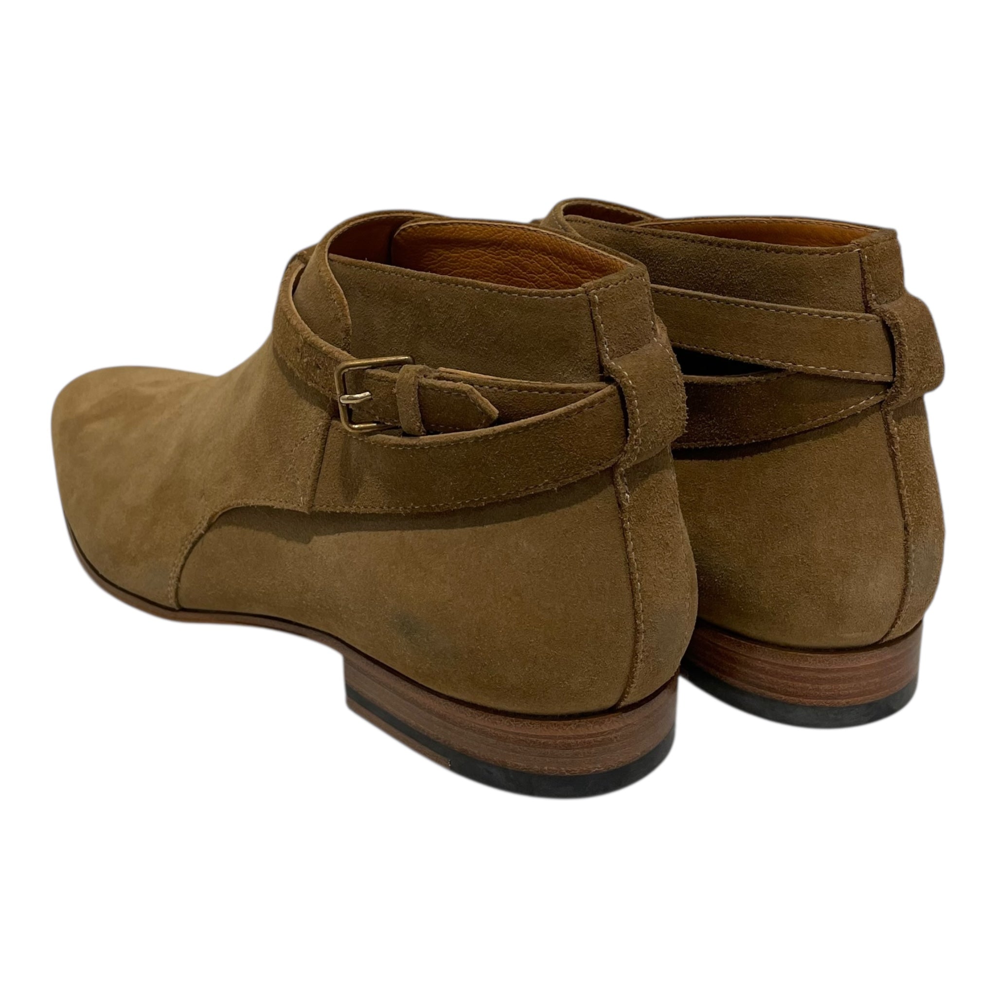 SAINT LAURENT/Dress Shoes/EU 41.5/Suede/CML/Wyatt Jodhpur Boots view 2