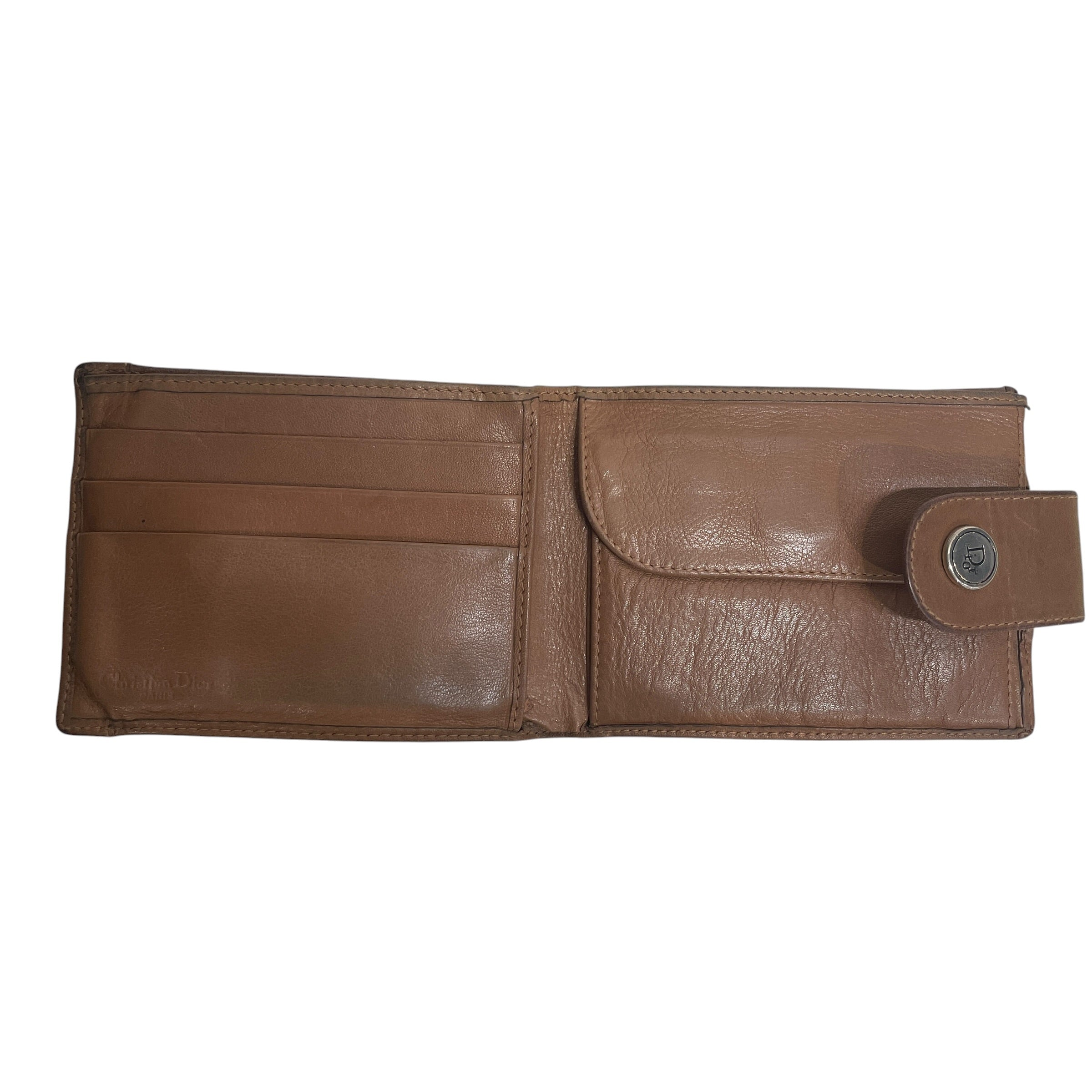 Christian Dior/Wallet/Monogram/Leather/BEG/L's/VINTAGE SADDLE view 2