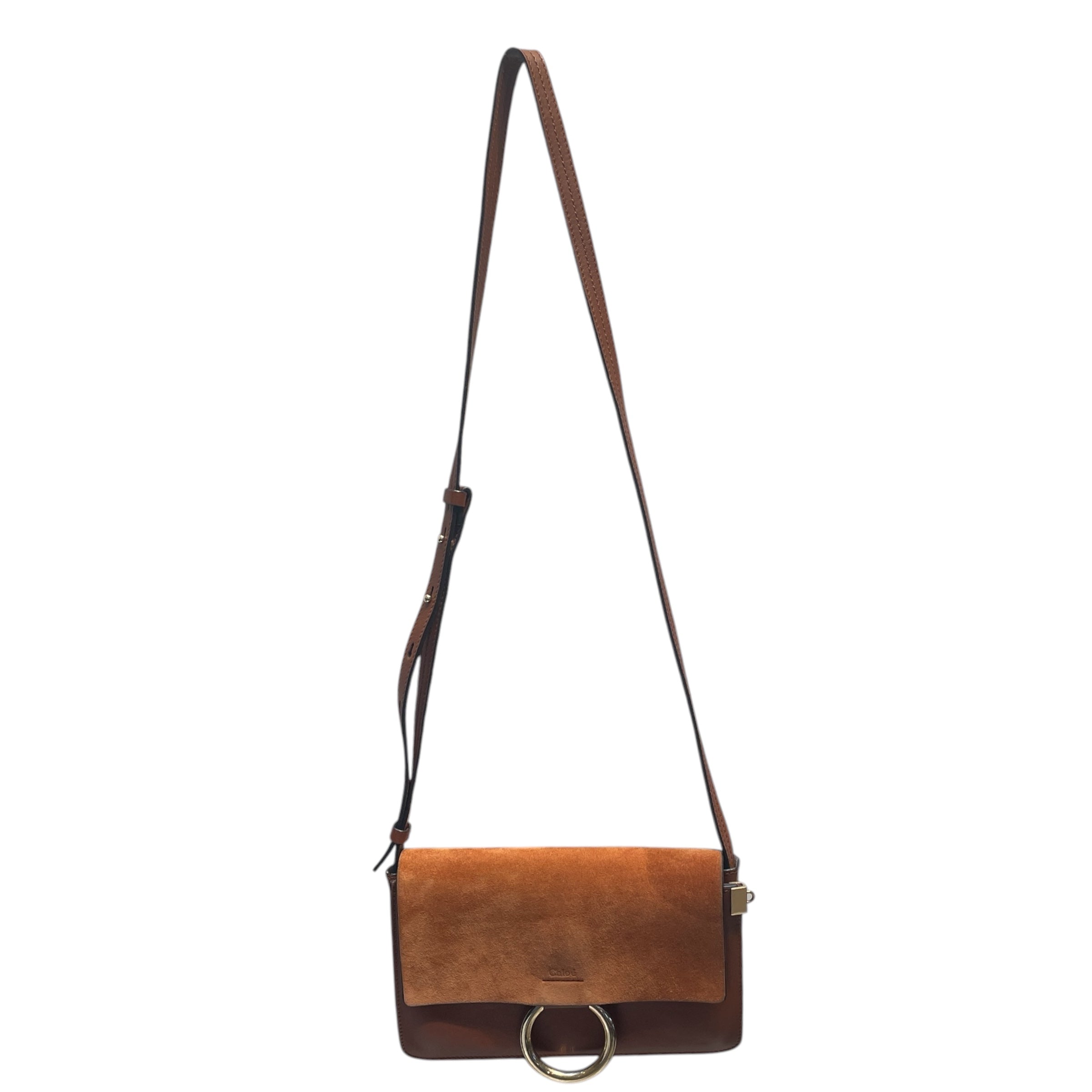 Chloe/Cross Body Bag/Suede/CML/ view 1