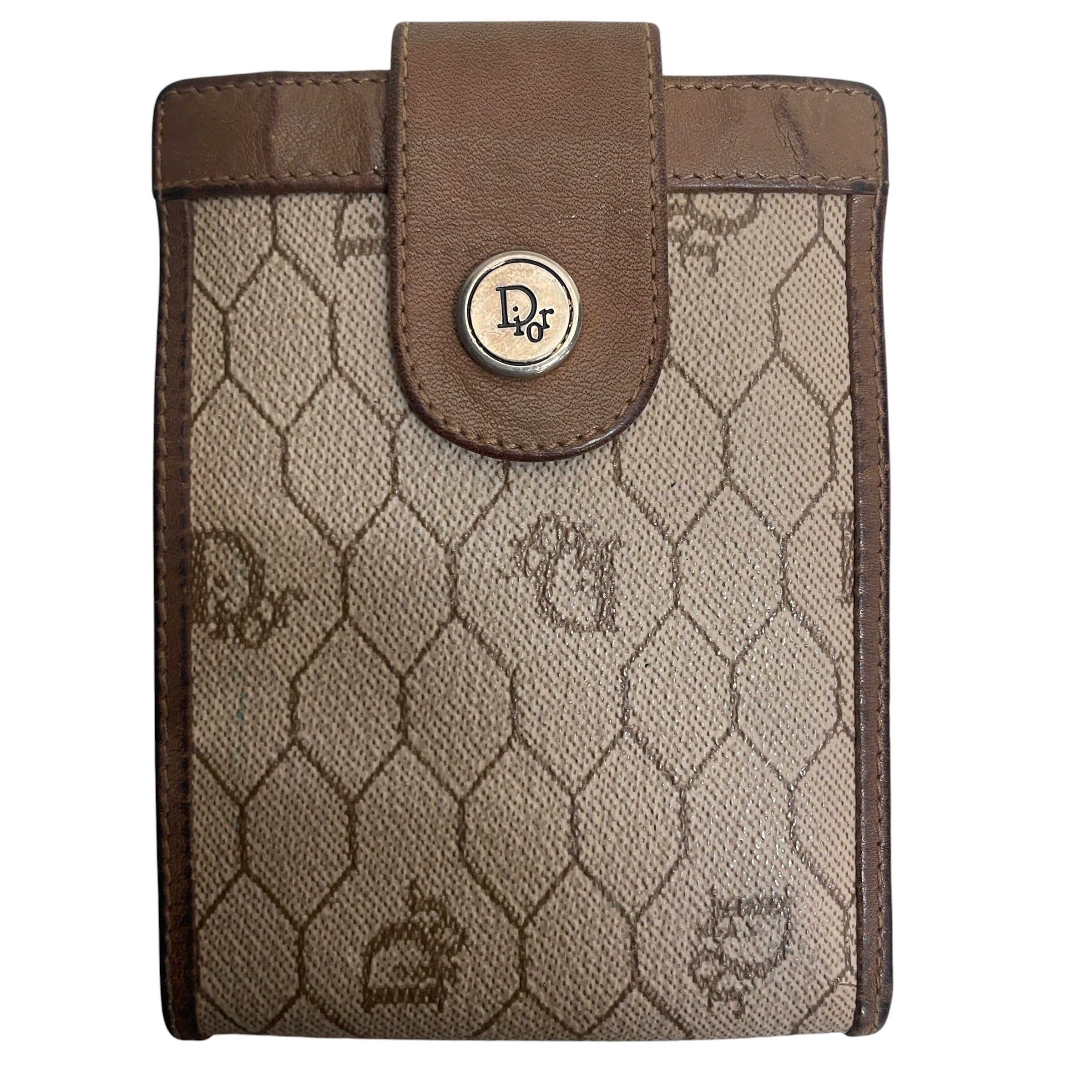Christian Dior/Wallet/Monogram/Leather/BEG/L's/VINTAGE SADDLE view 4