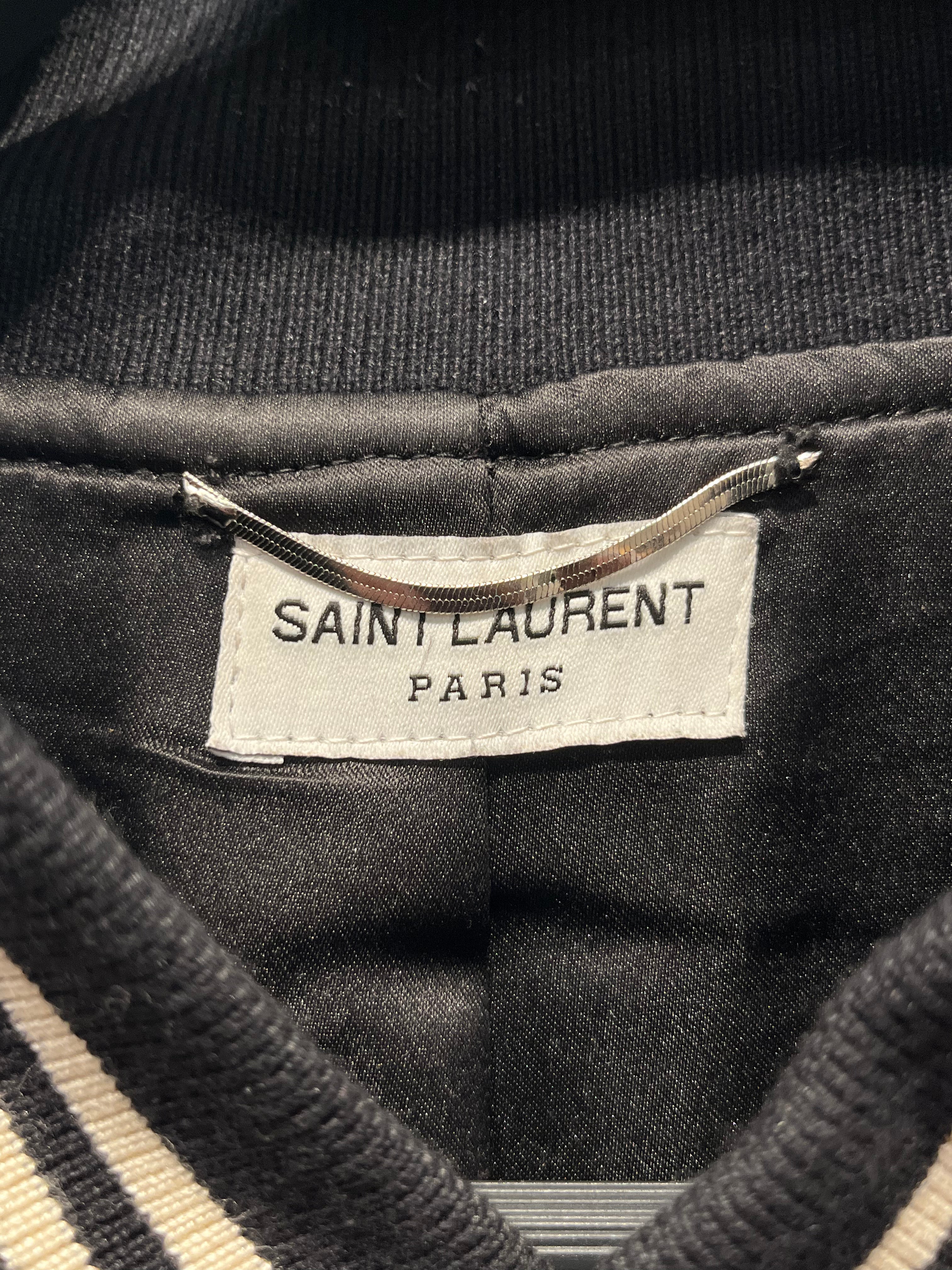 SAINT LAURENT/Jacket/52/Cotton/BLK/ view 4