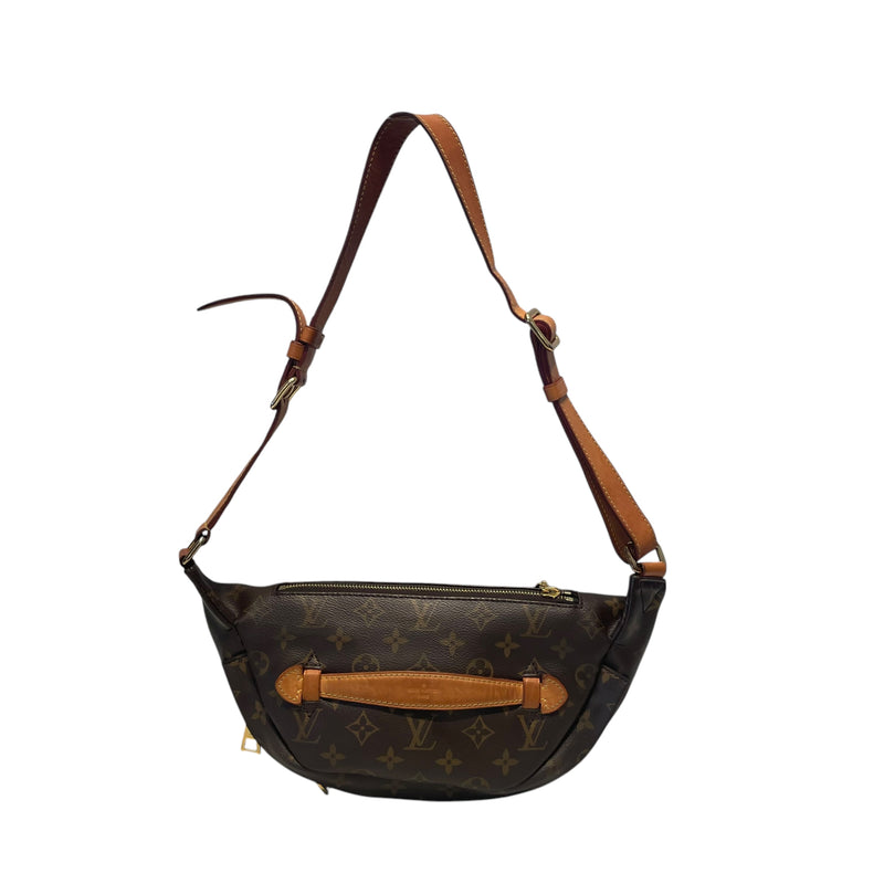 LOUIS VUITTON/Cross Body Bag/S/Monogram/Leather/BRW/bum bag