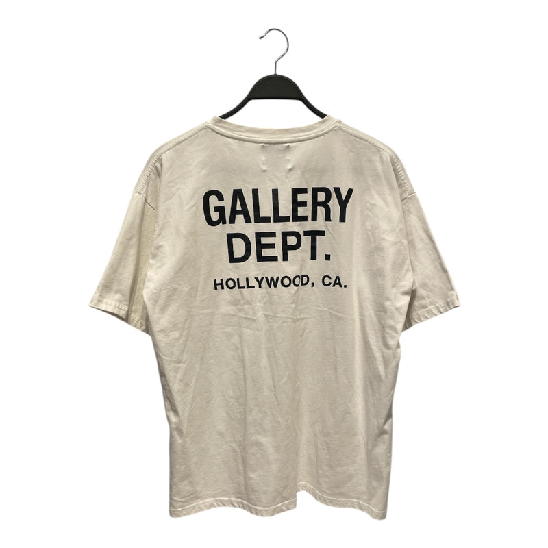 GALLERY DEPT./T-Shirt/L/Cotton/WHT/White graphic T-shirt