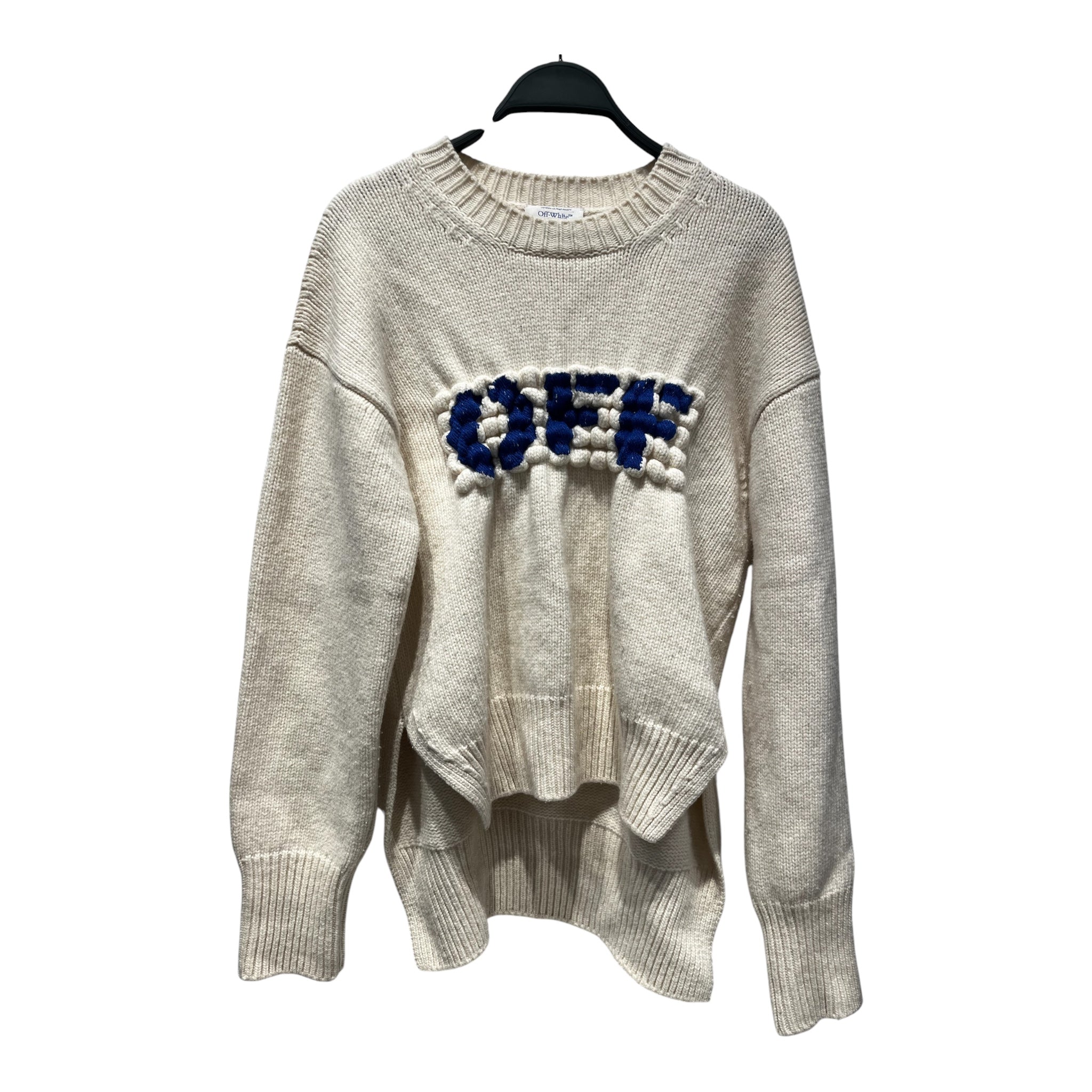 OFF-WHITE/Sweater/40/Wool/CRM/OWHE102F23KNI001 view 1