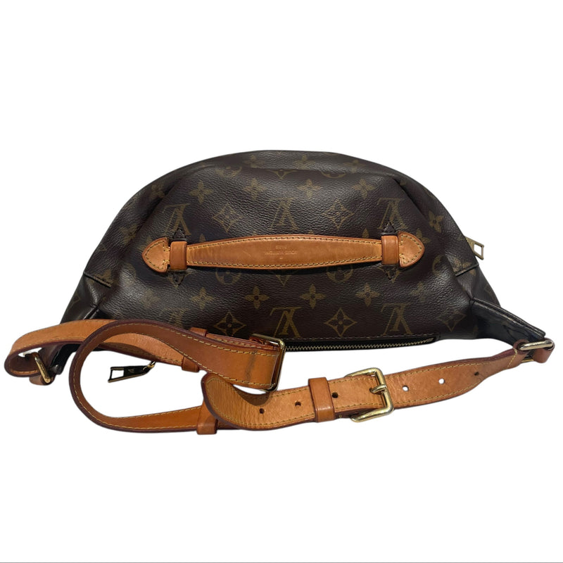 LOUIS VUITTON/Cross Body Bag/S/Monogram/Leather/BRW/bum bag