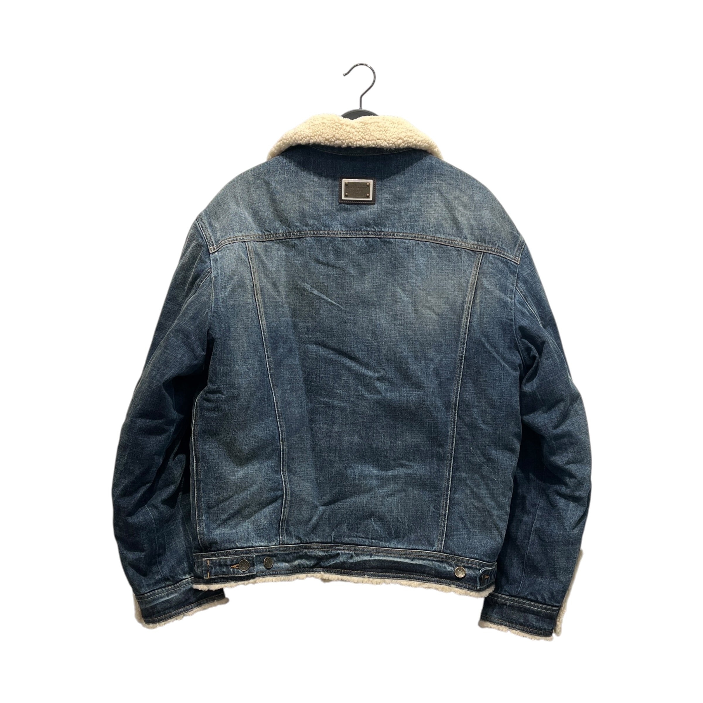 DOLCE&GABBANA/Denim Jkt/52/Denim/BLU/Denim & Teddy Sherpa Re XXL view 2